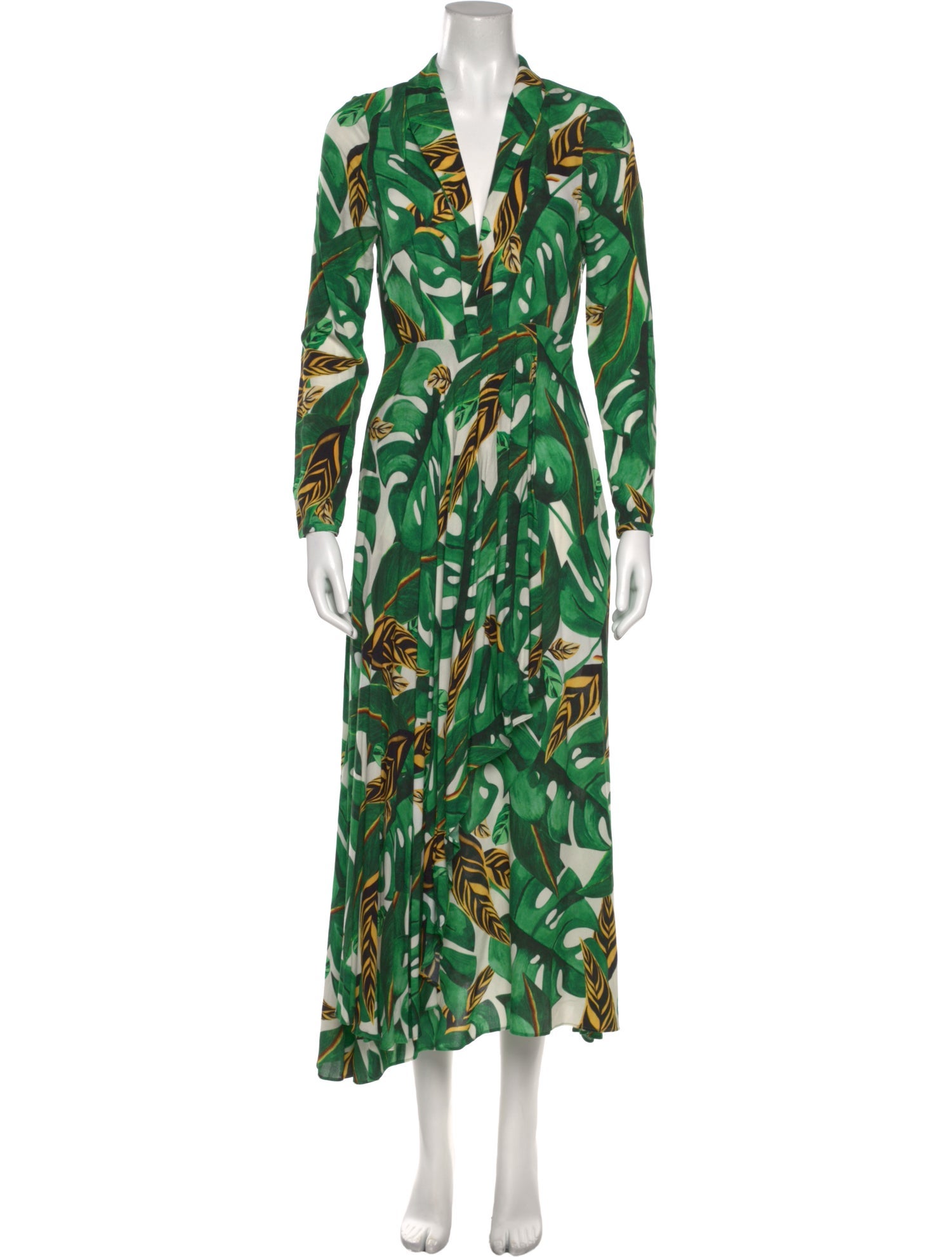 Farm Rio Floral Print Long Dress