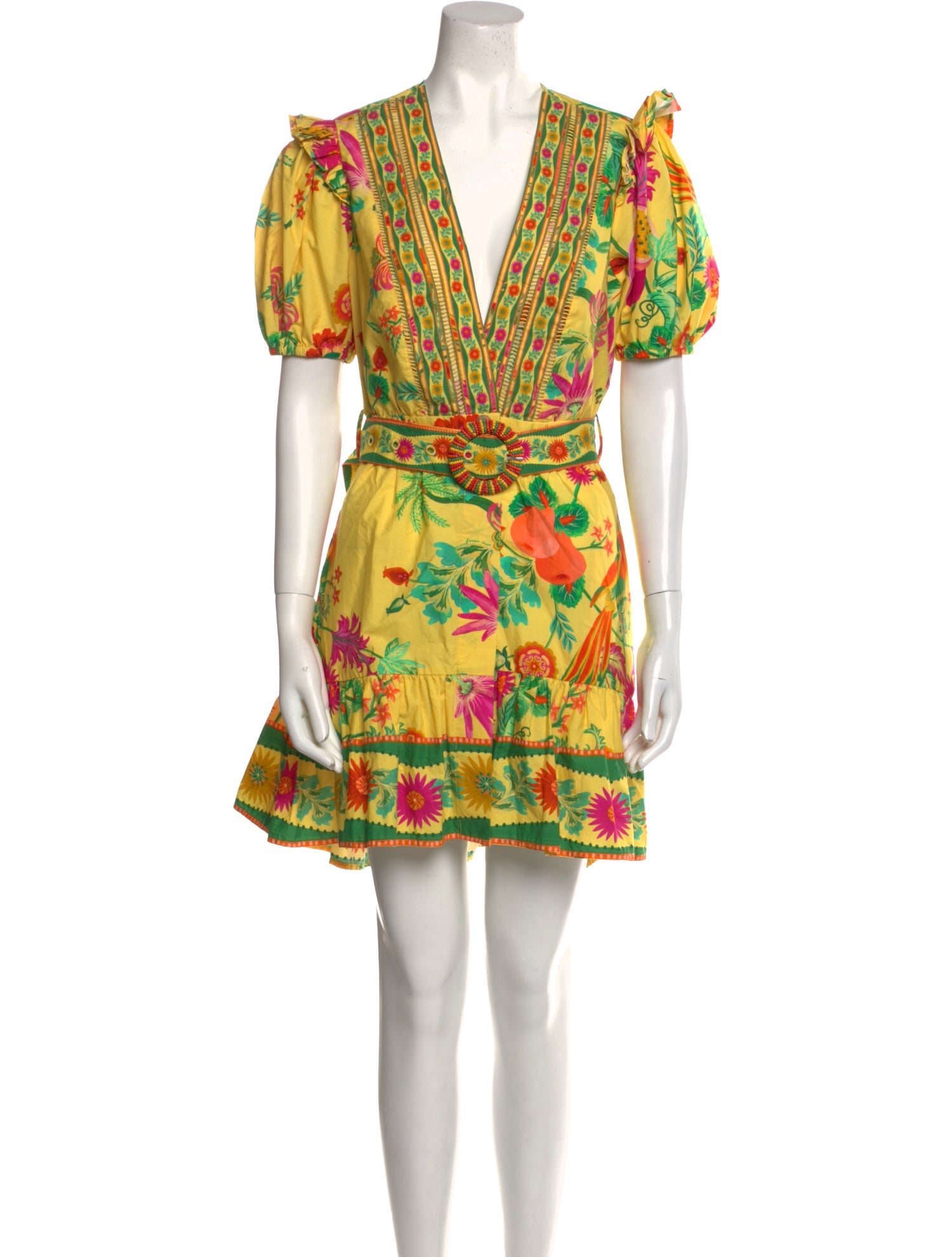 Farm Rio Printed Mini Dress