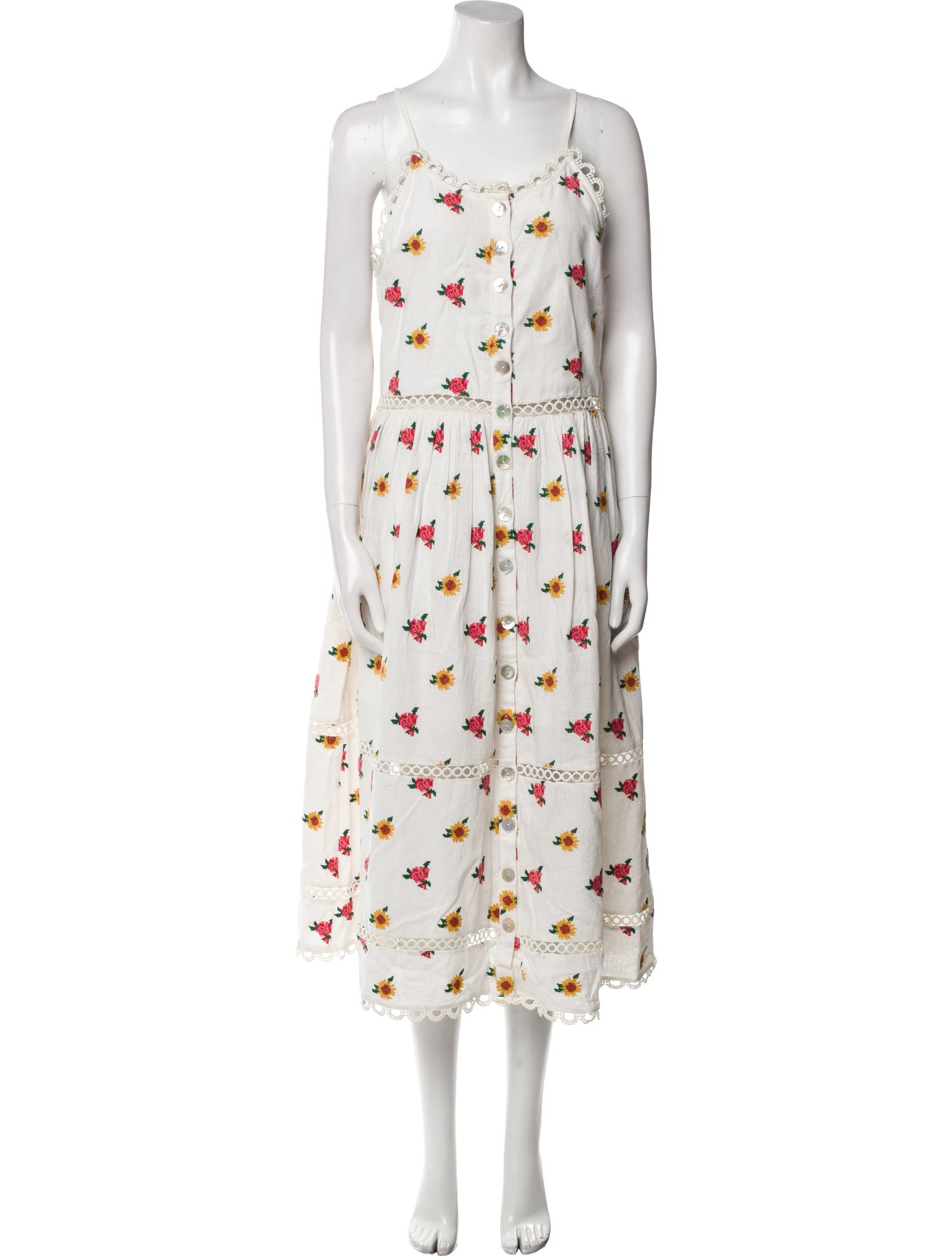 Farm Rio Linen Long Dress