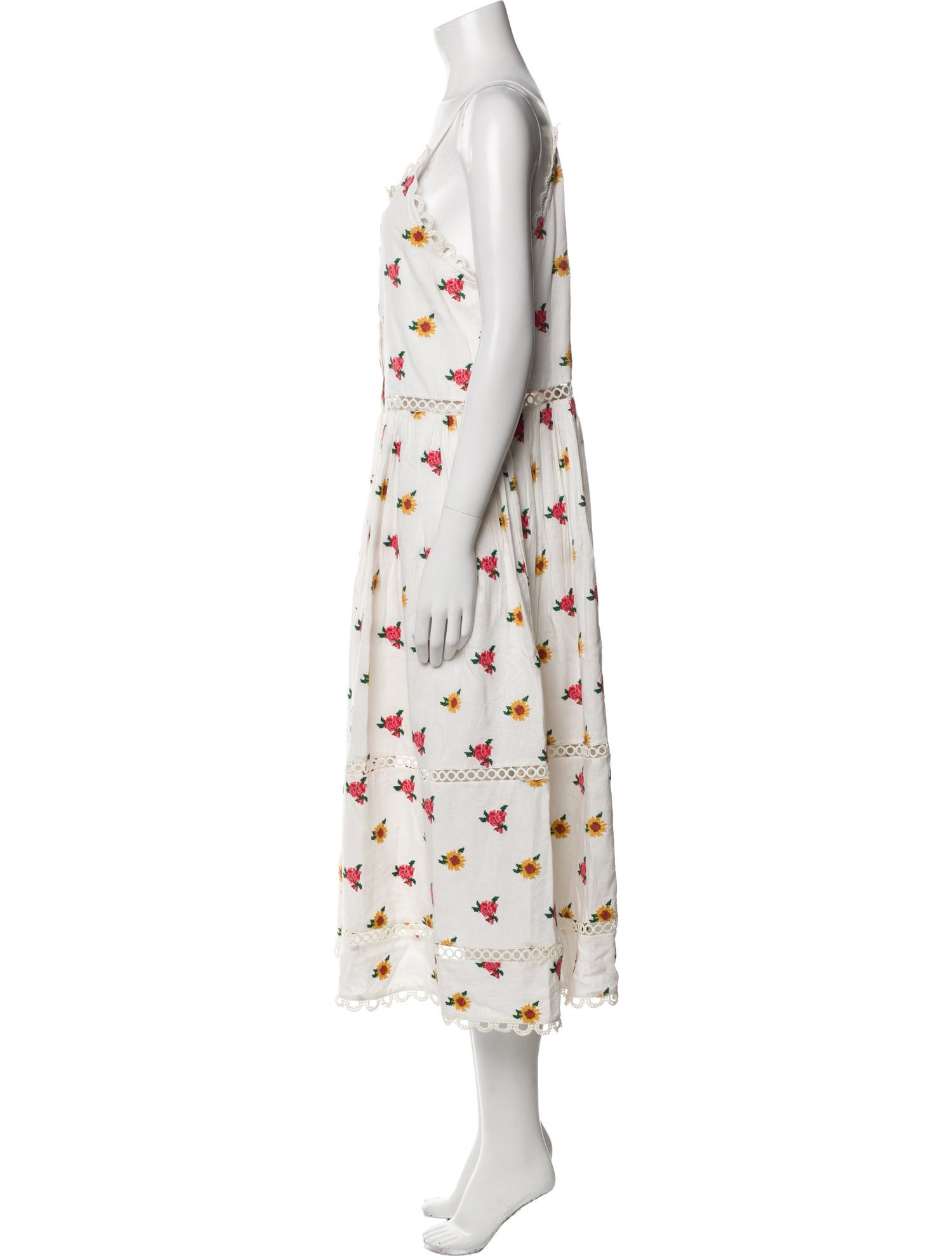 Farm Rio Linen Long Dress