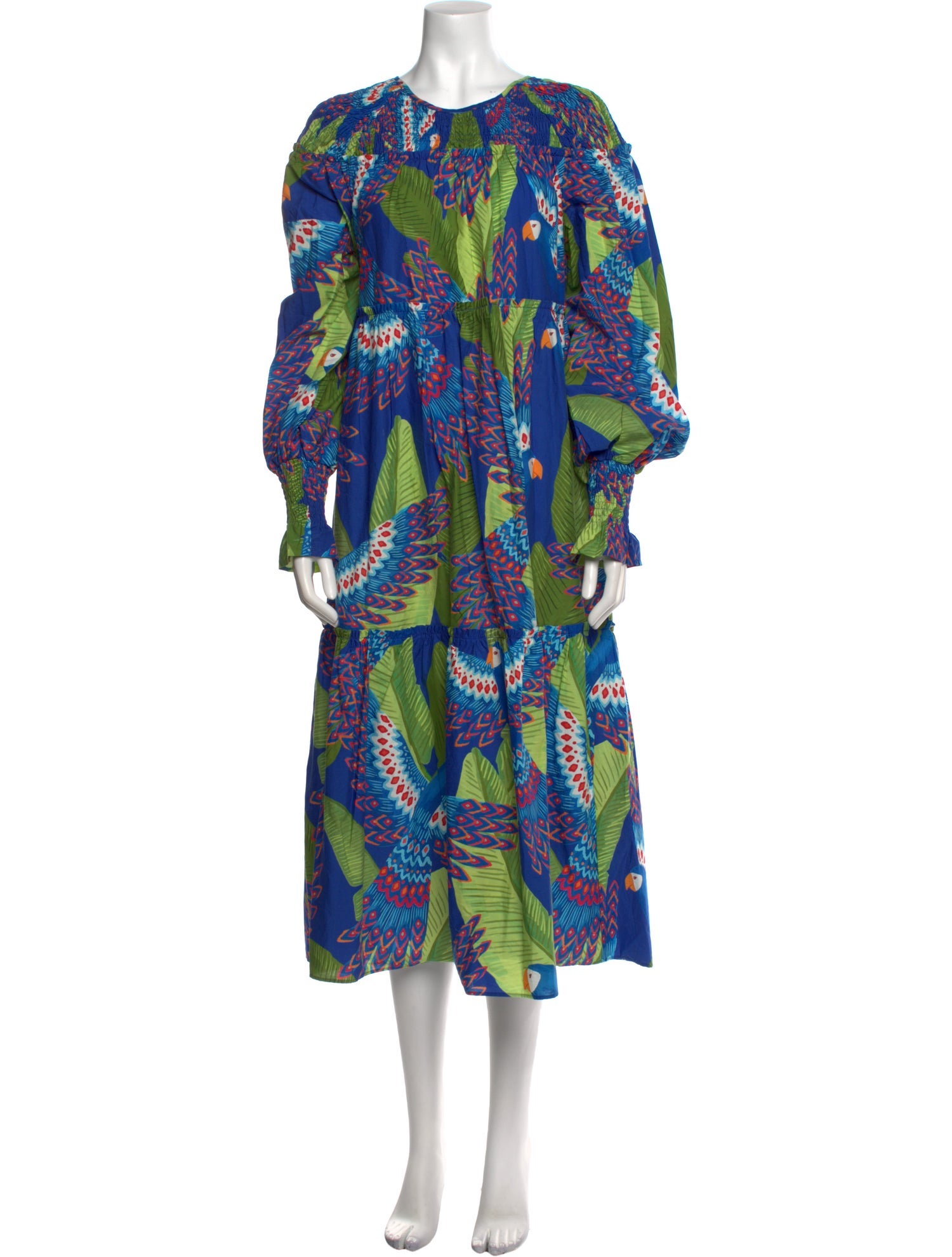 Farm Rio Printed Long Dress