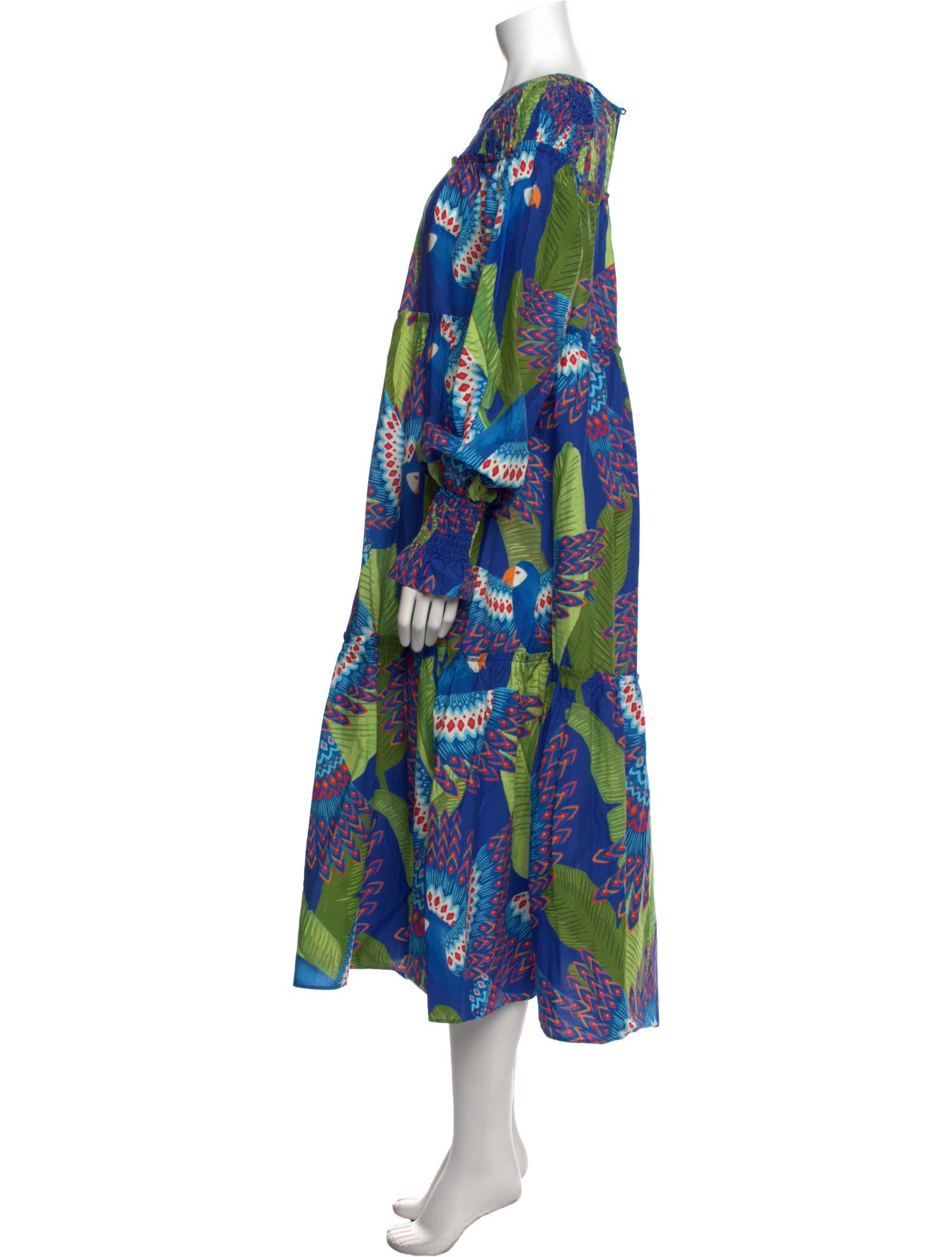 Farm Rio Printed Long Dress