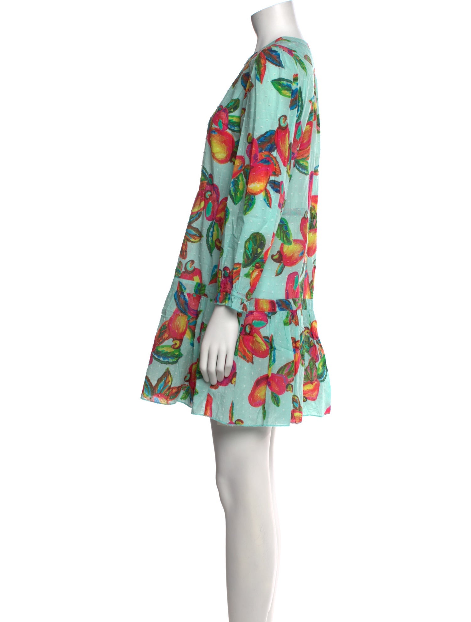 Farm Rio Floral Print Mini Dress