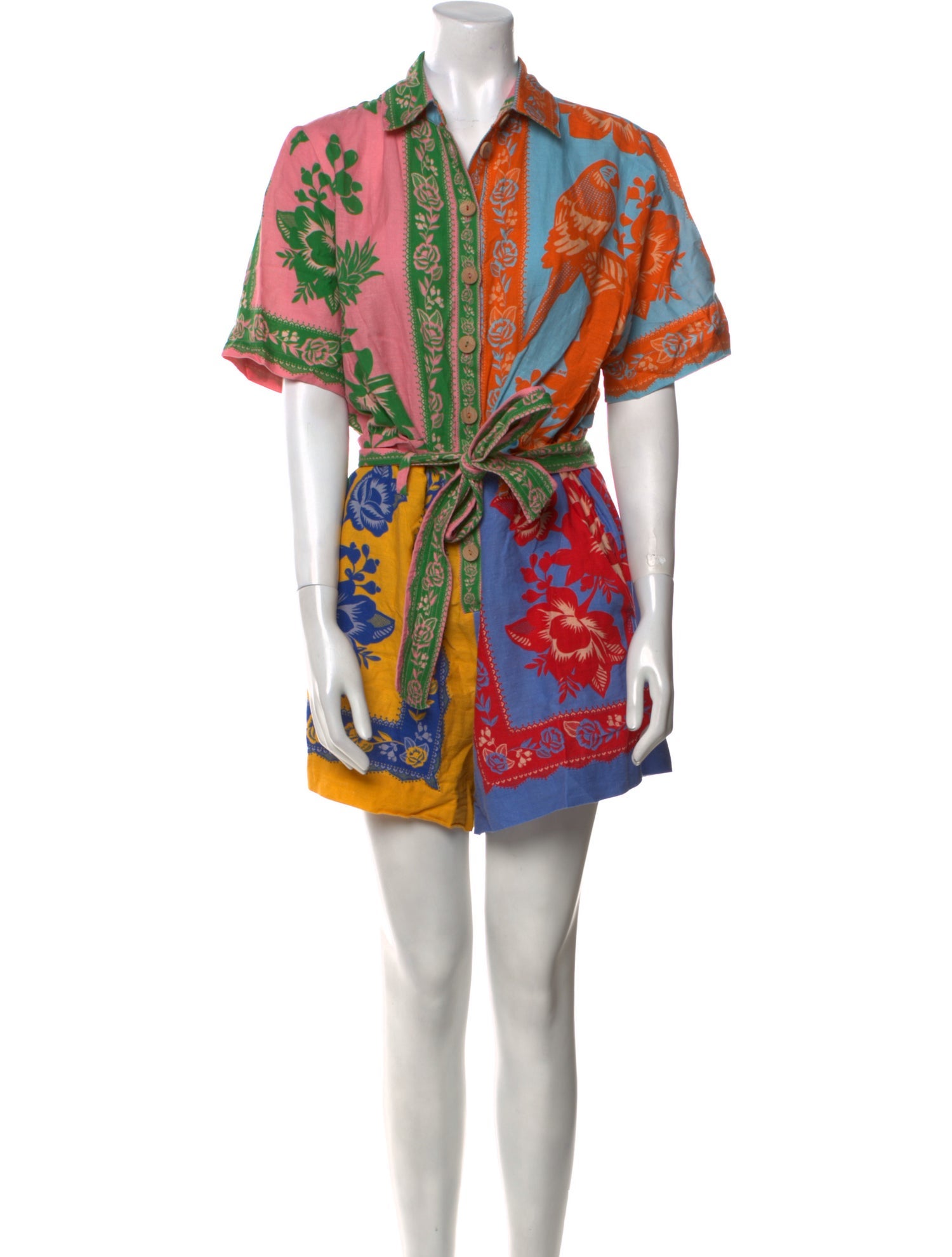 Farm Rio Printed Romper