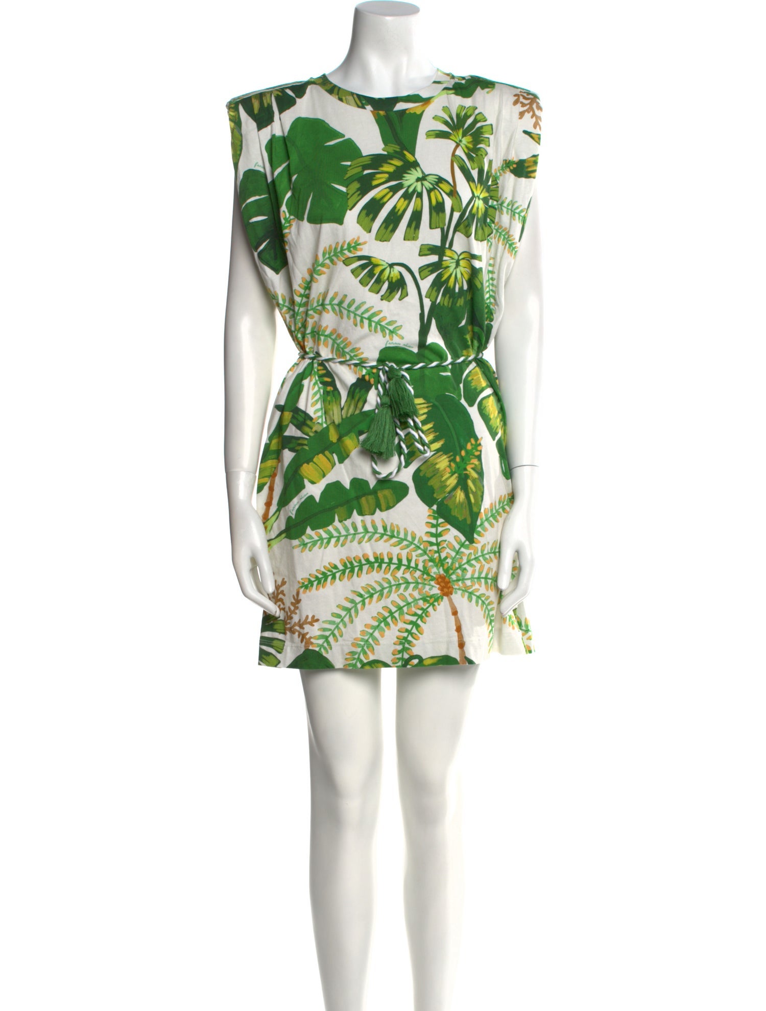 slim fit dress slacks Farm Rio Palermo Green Mini Dress – Serge+ Jane main image 1