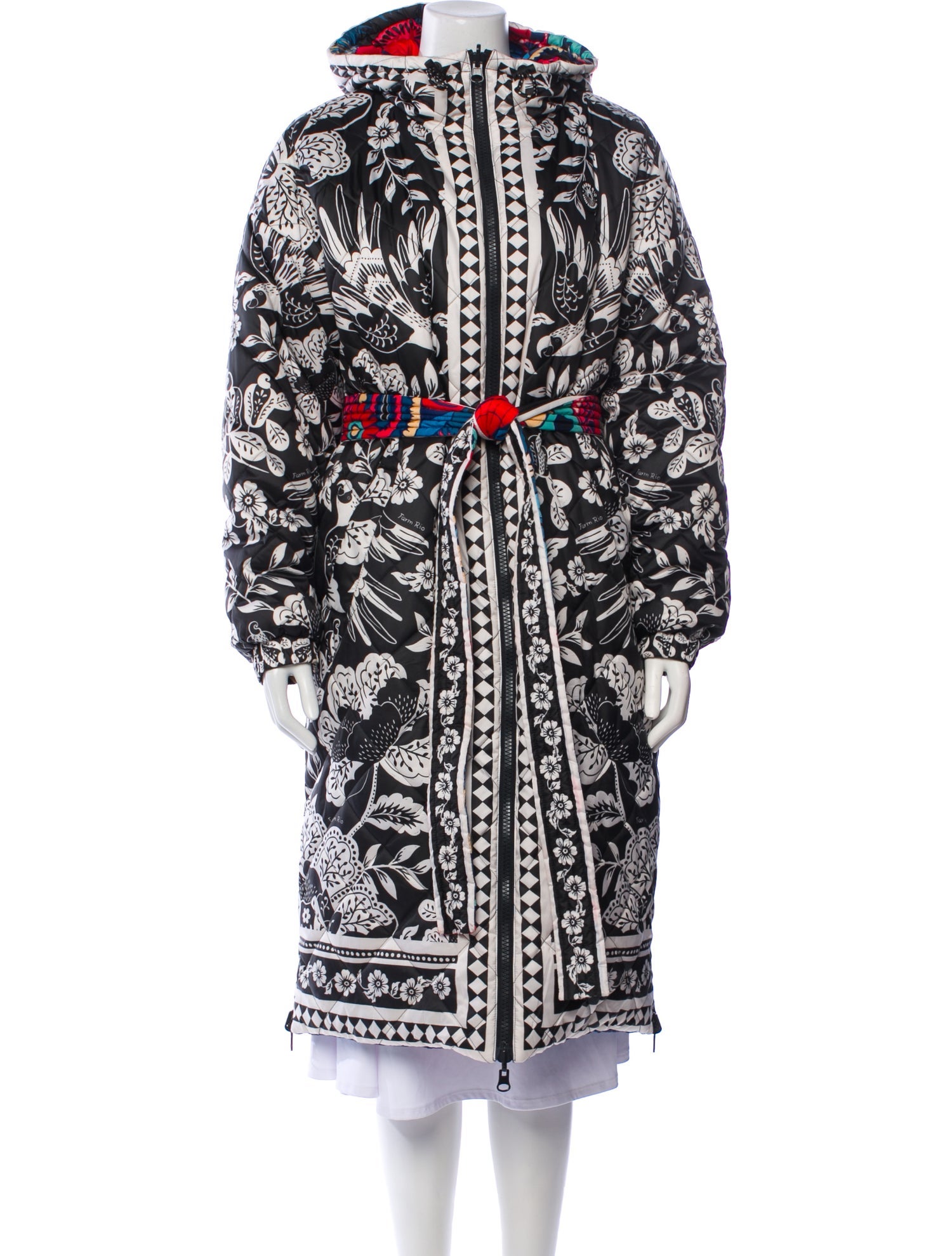 Farm Rio Printed Parka