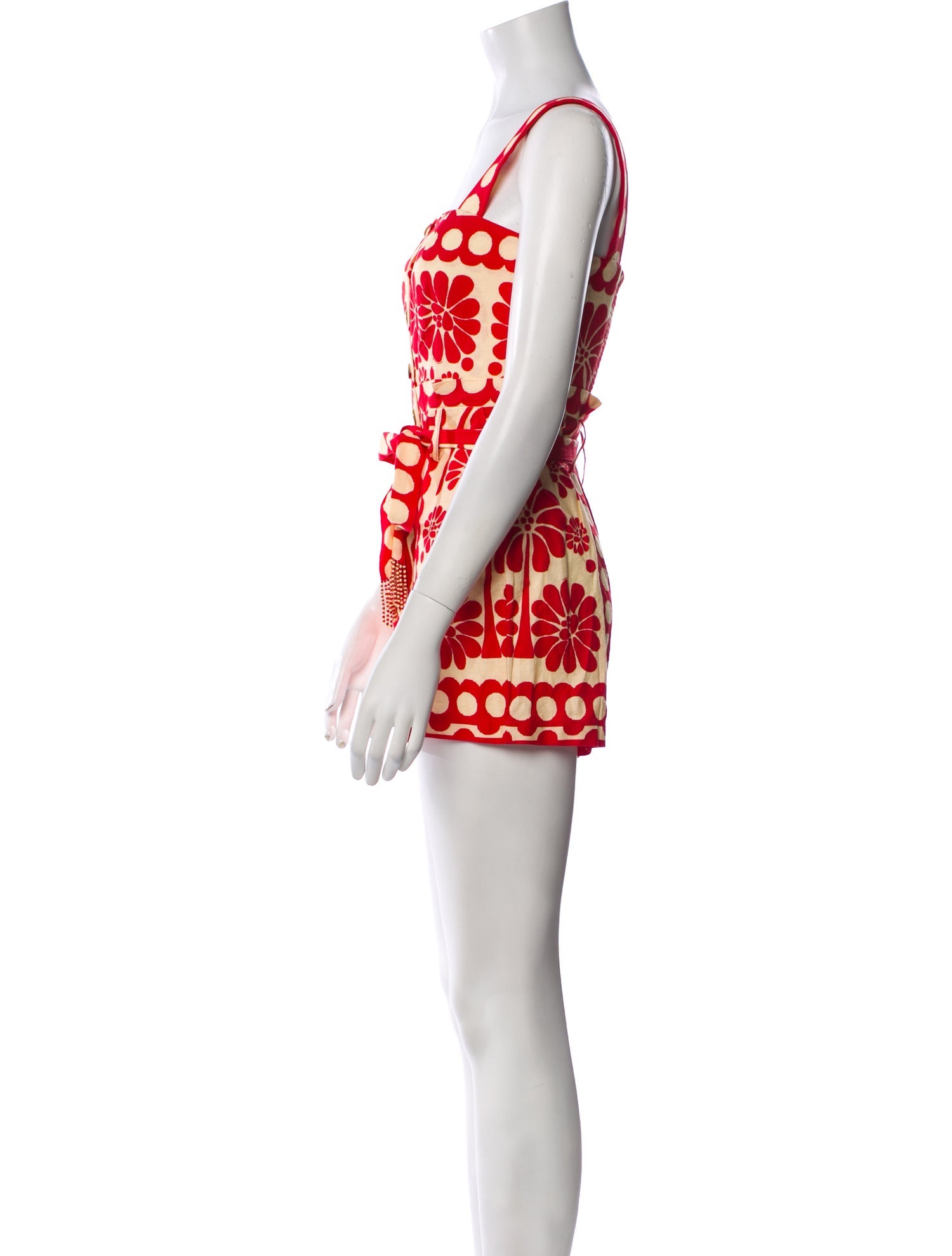 Farm Rio Linen Printed Romper