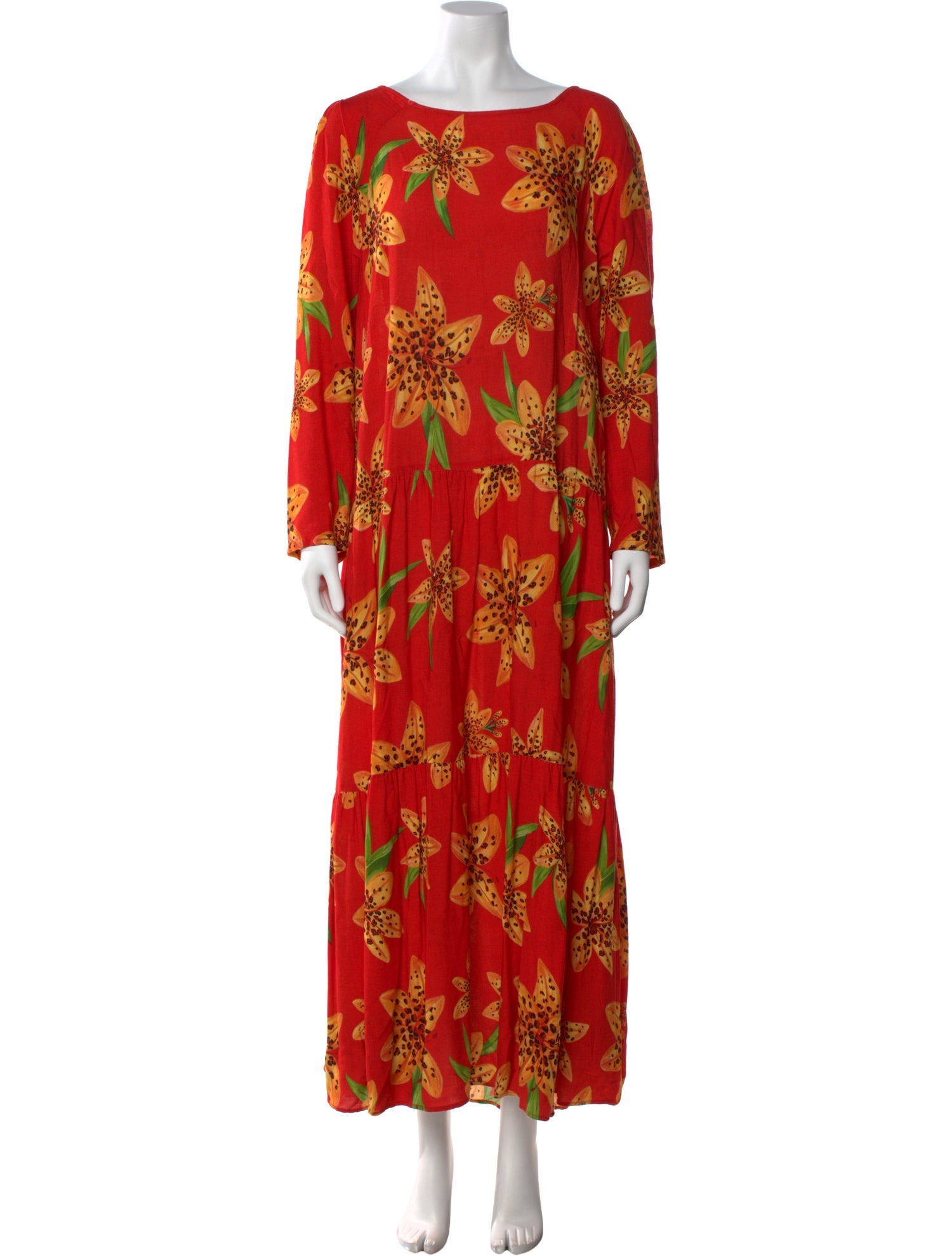 Phat Farm Floral Print Long Dress