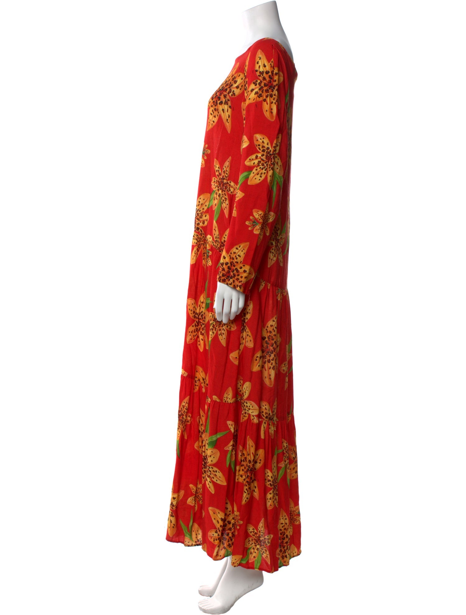 Phat Farm Floral Print Long Dress