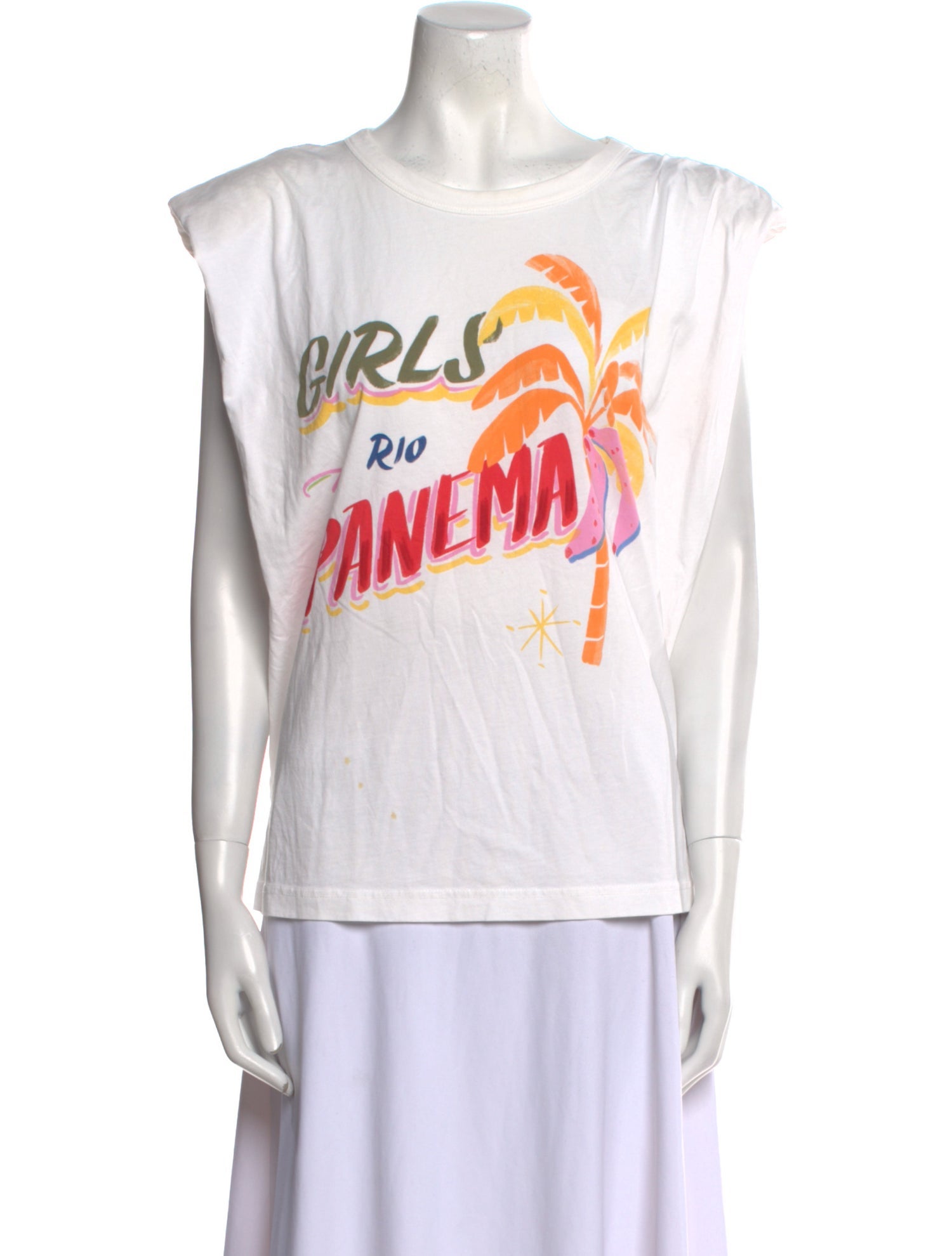 Farm Rio Graphic Print Crew Neck T-Shirt