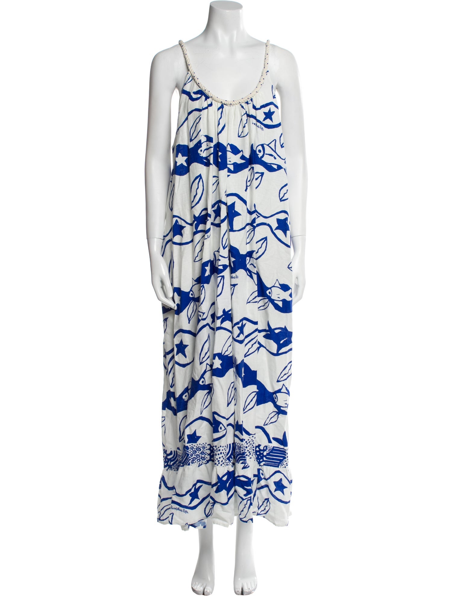 Farm Rio Linen Long Dress