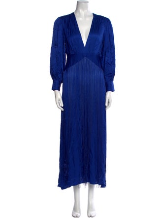 Farm Rio V-Neck Long Dress