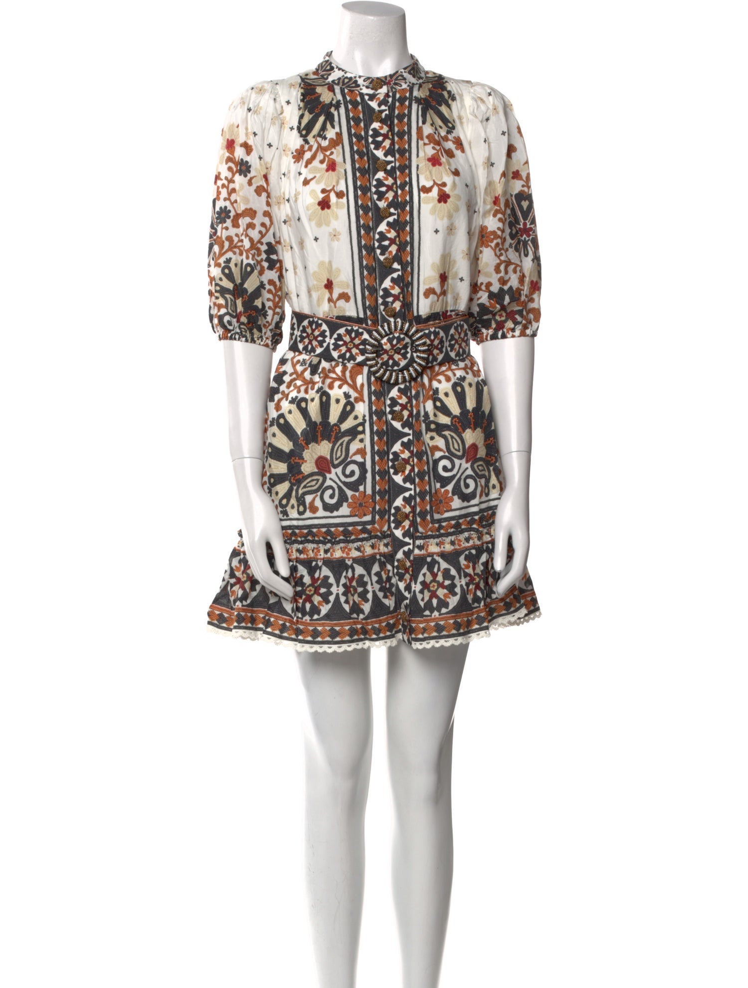 Farm Rio Printed Mini Dress