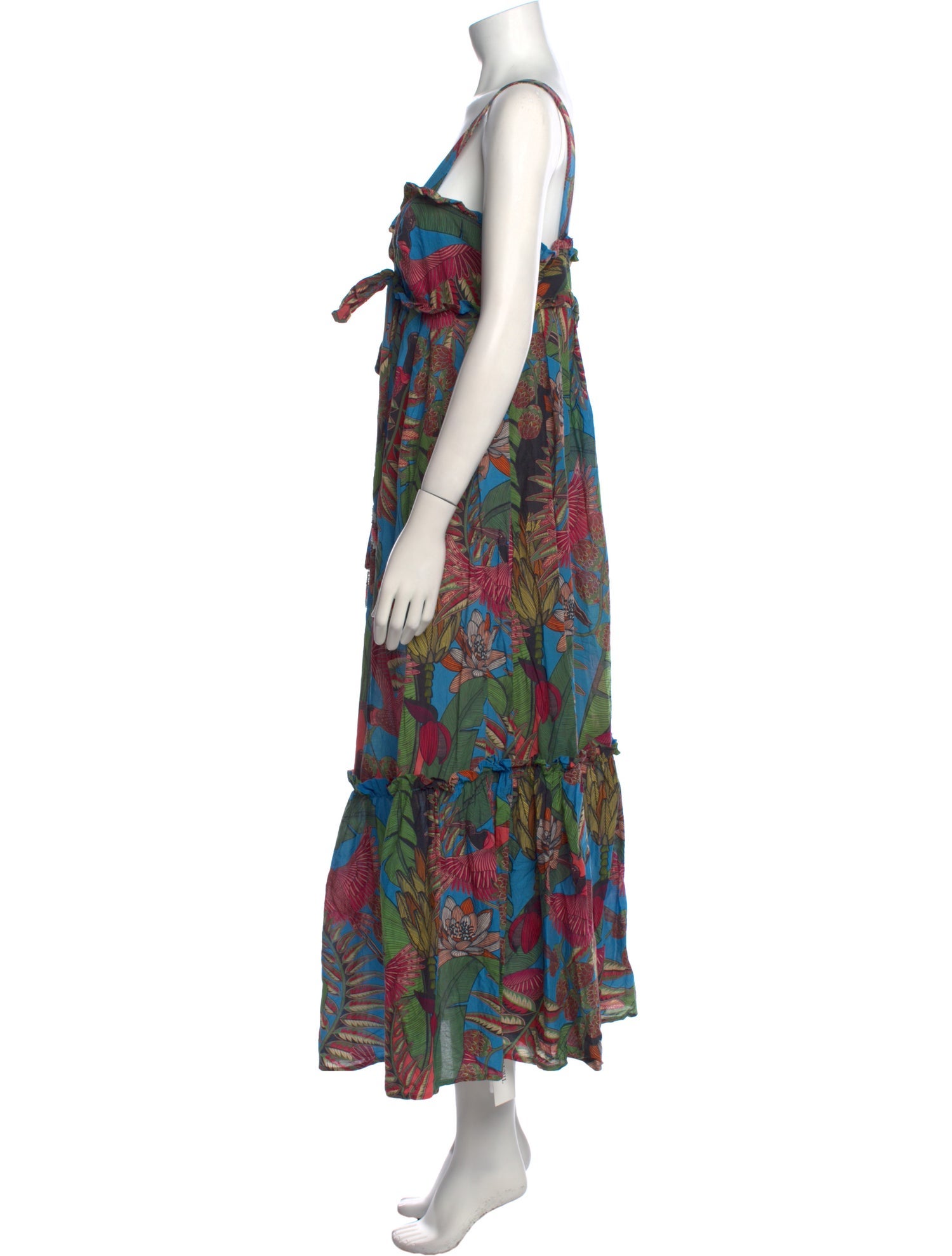 Farm Rio Printed Long Dress