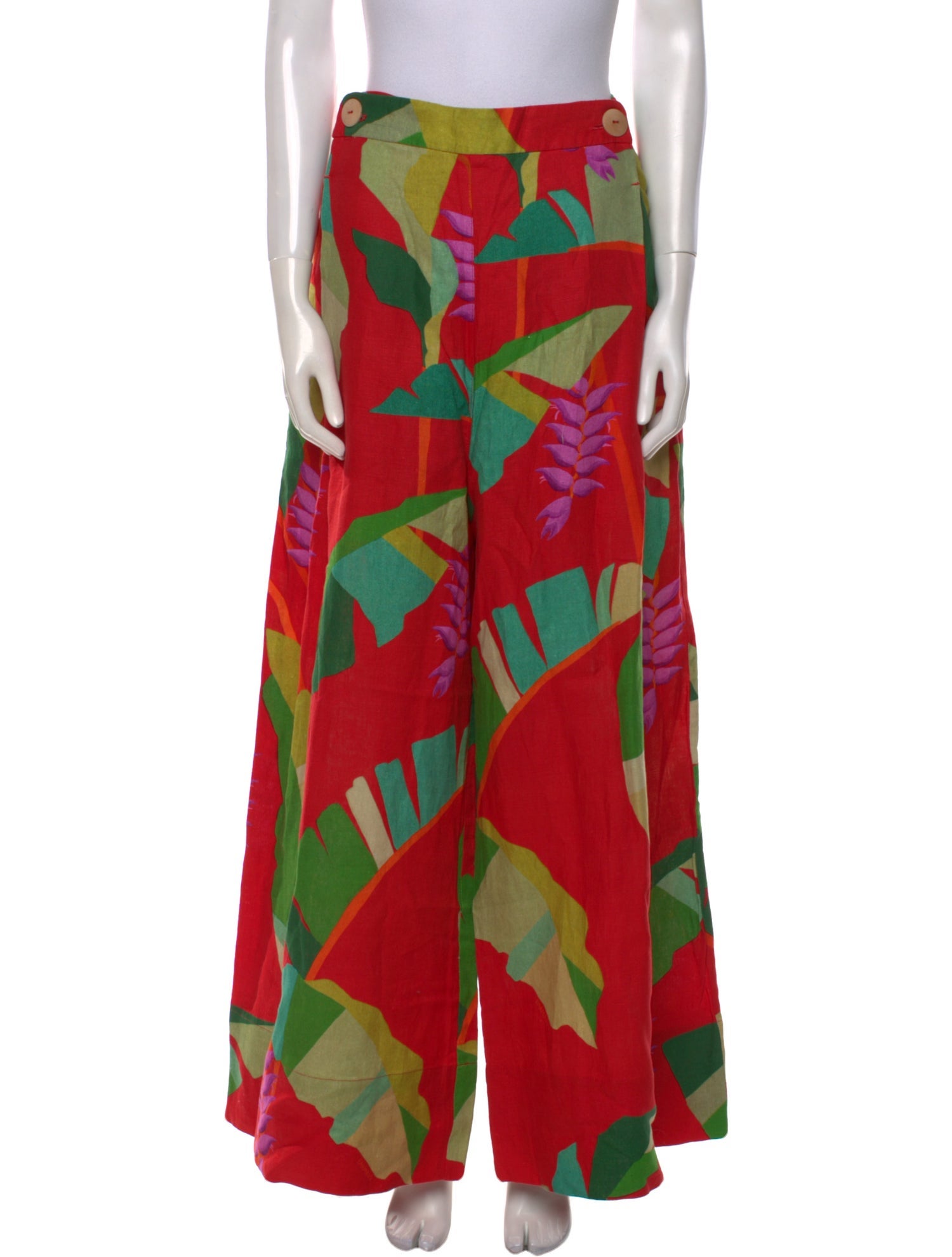 Farm Rio Linen Wide Leg Pants w/ Tags