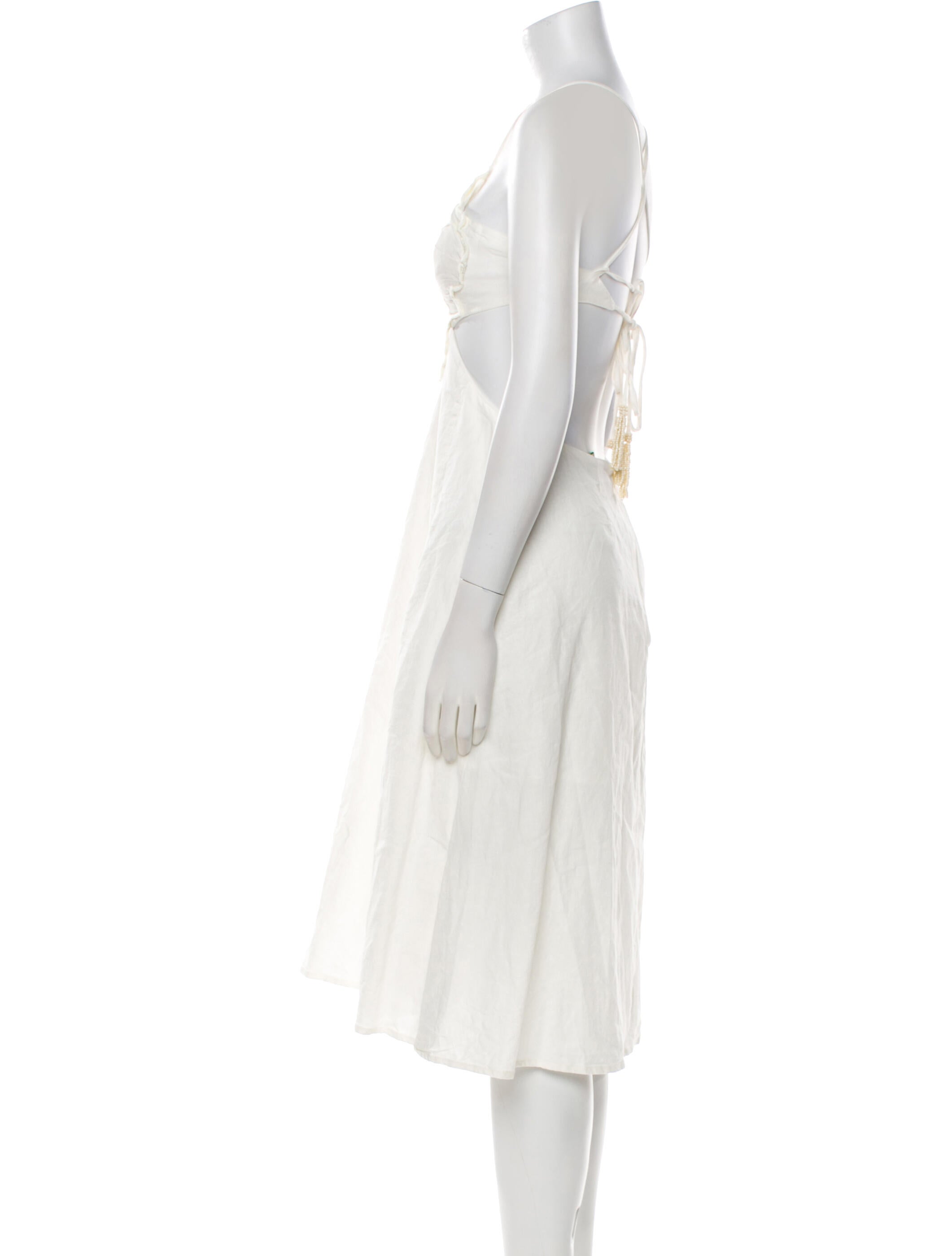 Farm Rio Linen Knee-Length Dress