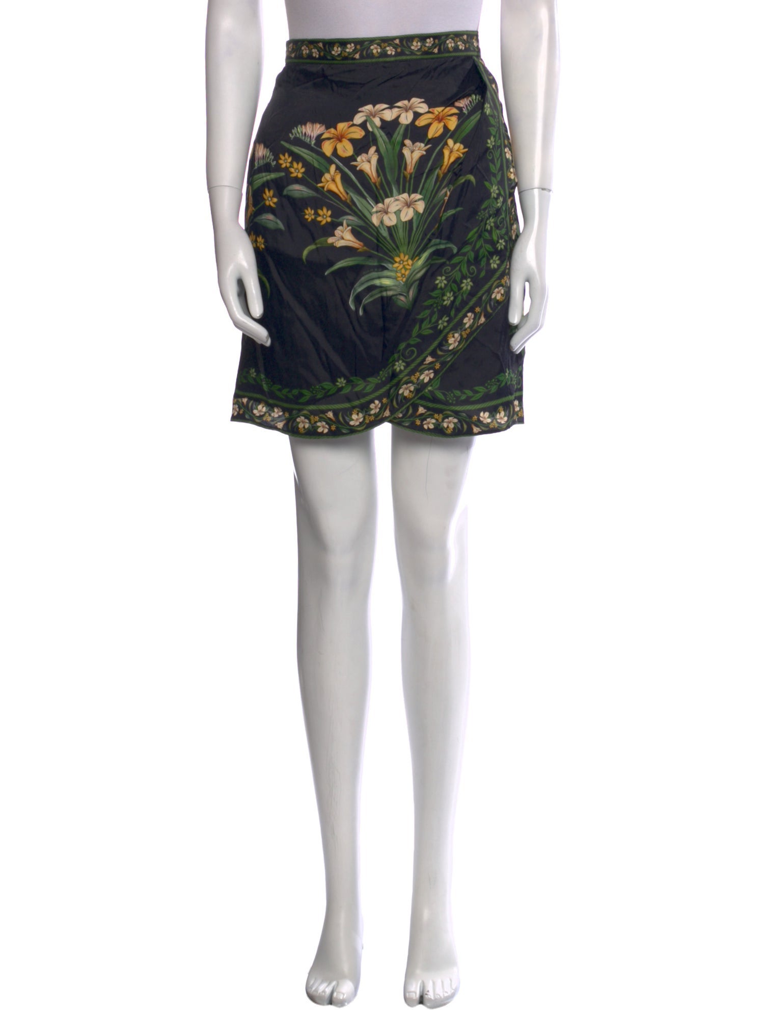 Farm Rio Floral Print Mini Skirt