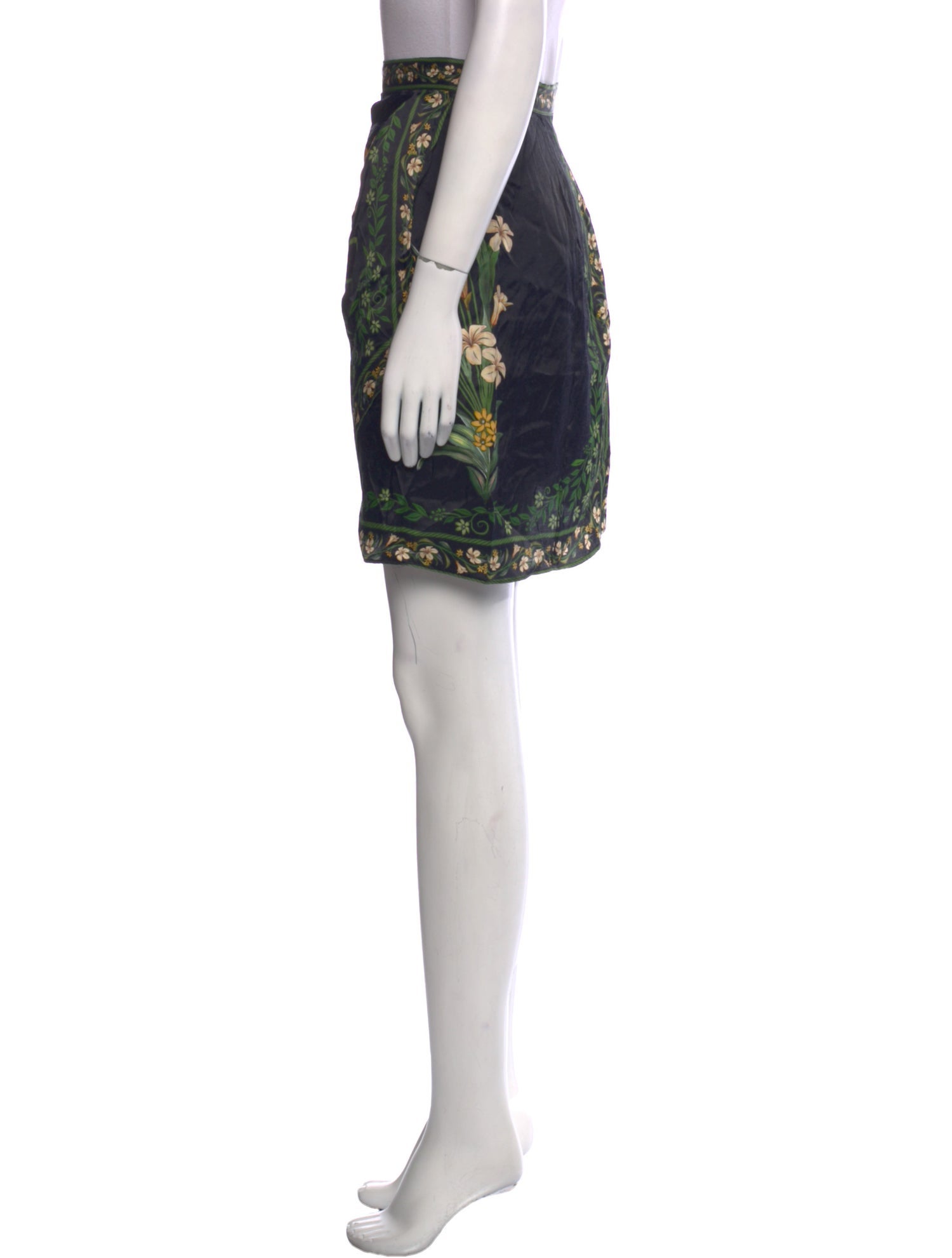 Farm Rio Floral Print Mini Skirt