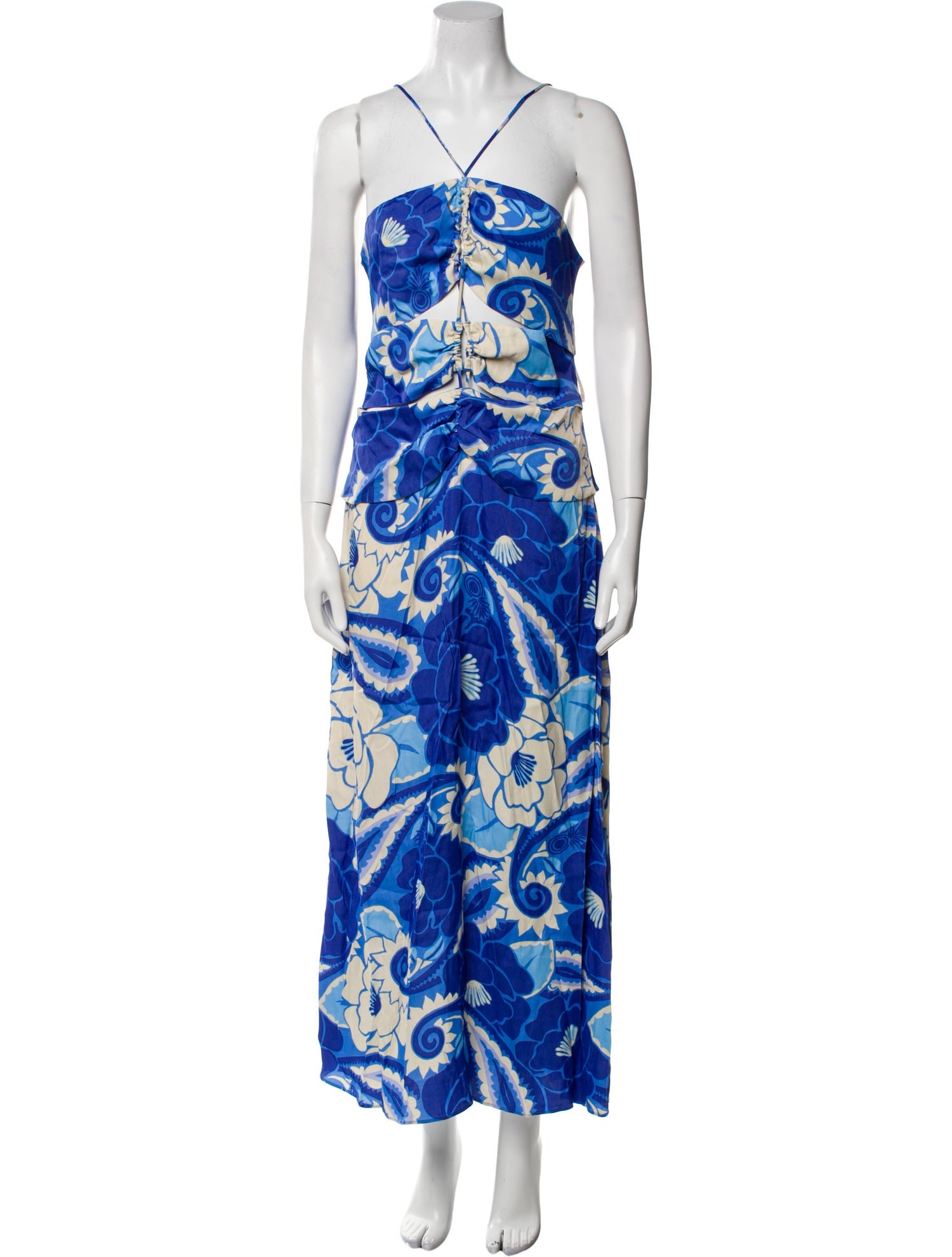 Farm Rio Printed Long Dress w/ Tags