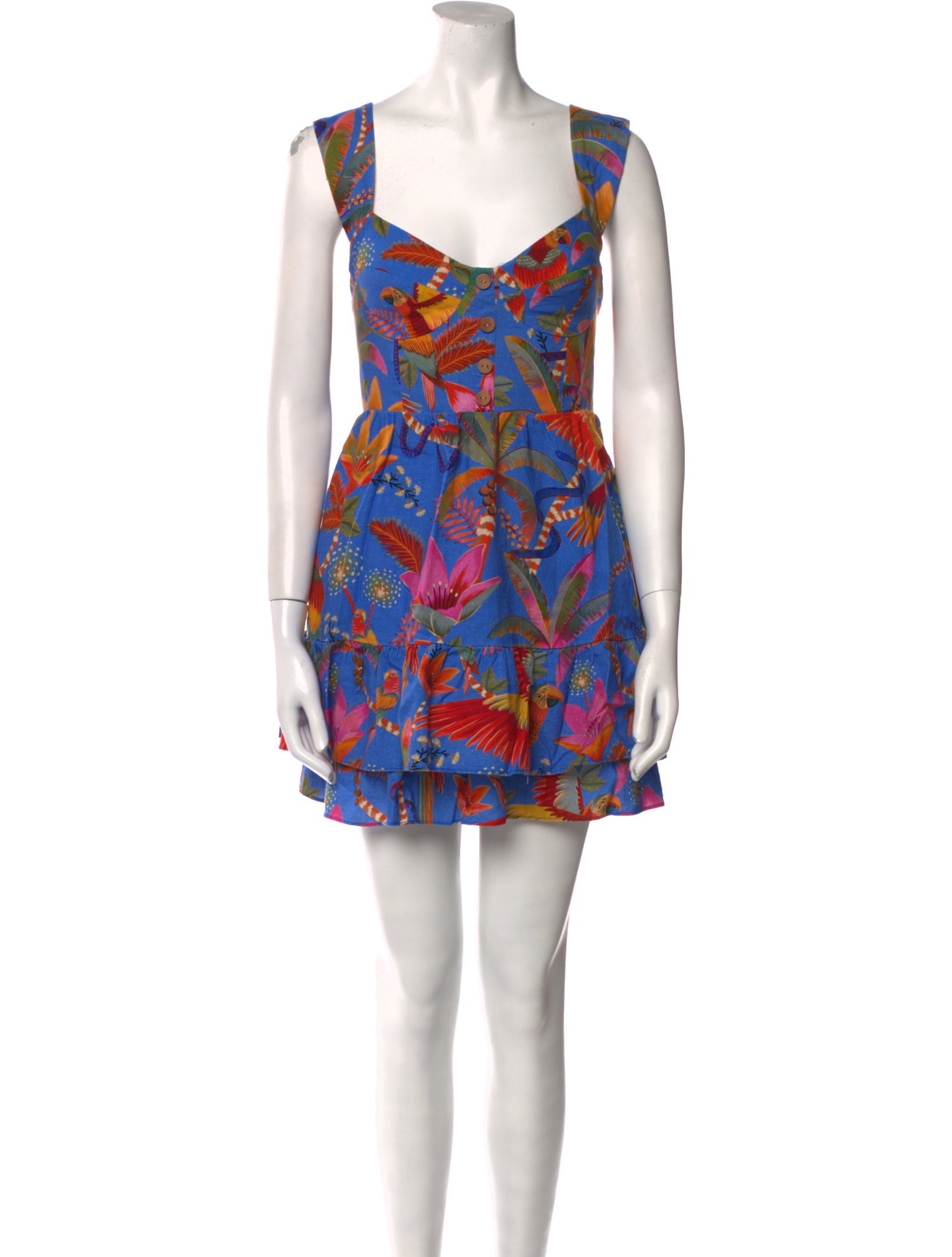 Farm Rio Linen Mini Dress