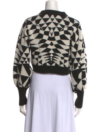 Farm Rio Printed Crew Neck Sweater