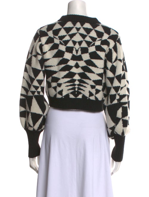 Farm Rio Printed Crew Neck Sweater