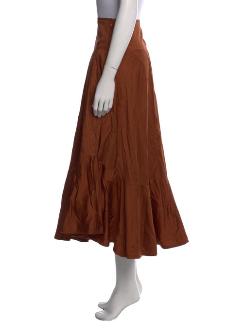 Farm Rio Ruffle Embellishment Midi Length Skirt