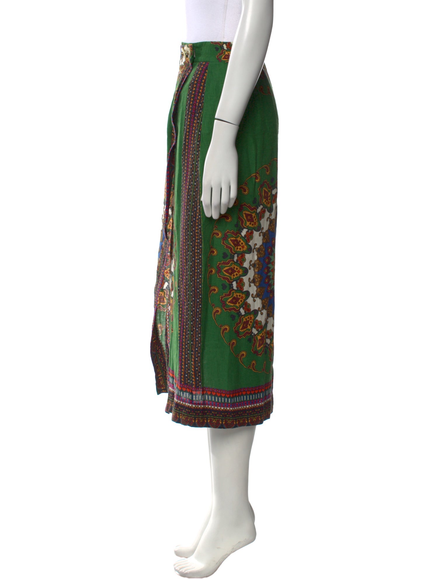 Farm Rio Printed Midi Length Skirt