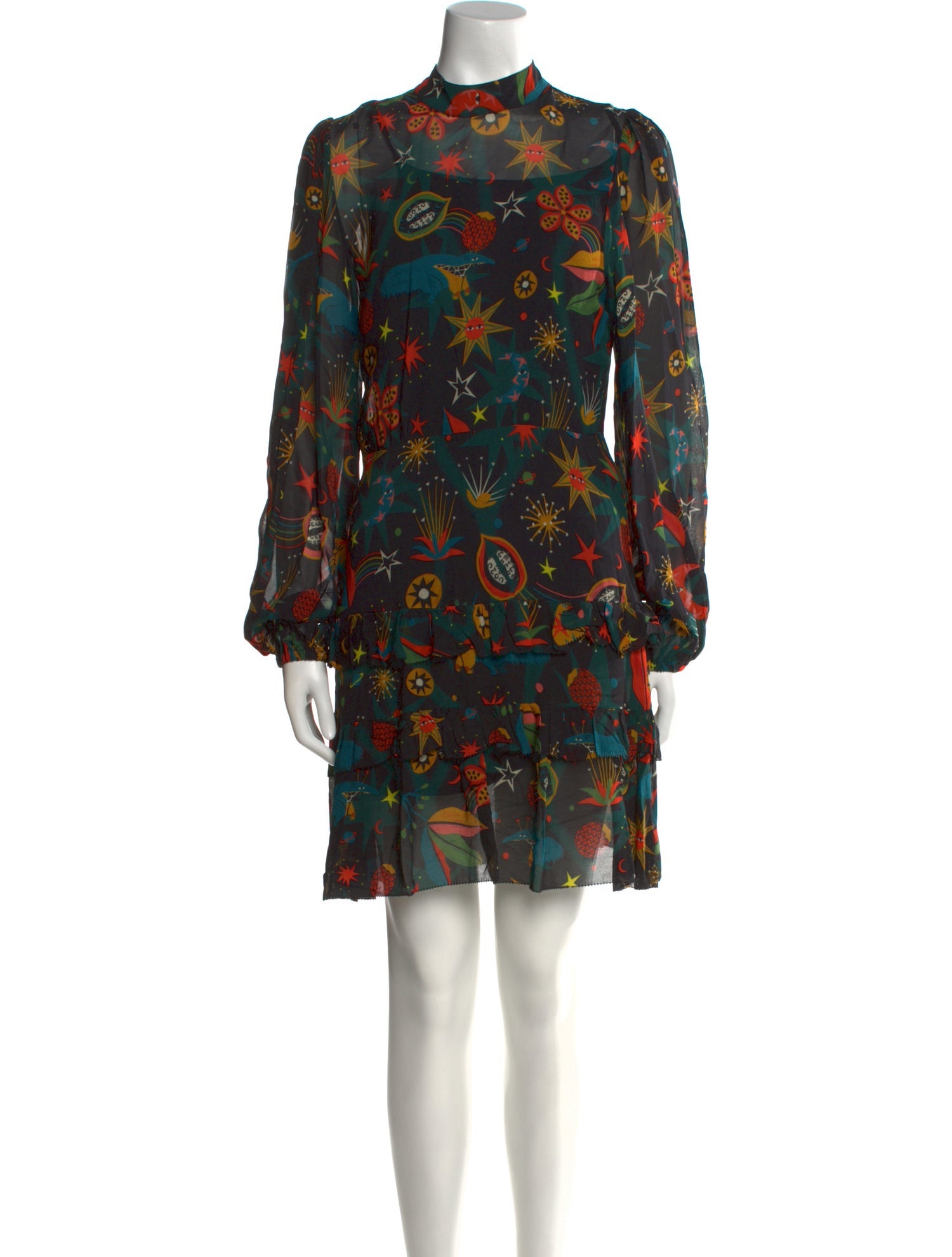 Farm Rio Printed Mini Dress