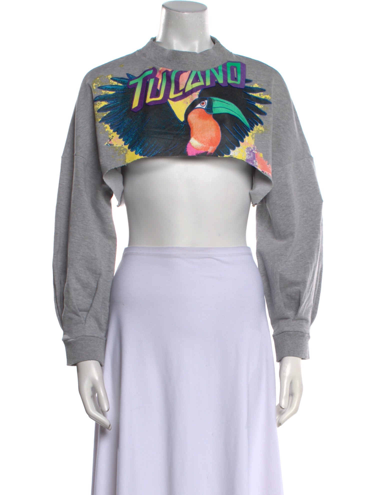 Farm Rio Graphic Print Crew Neck Sweatshirt