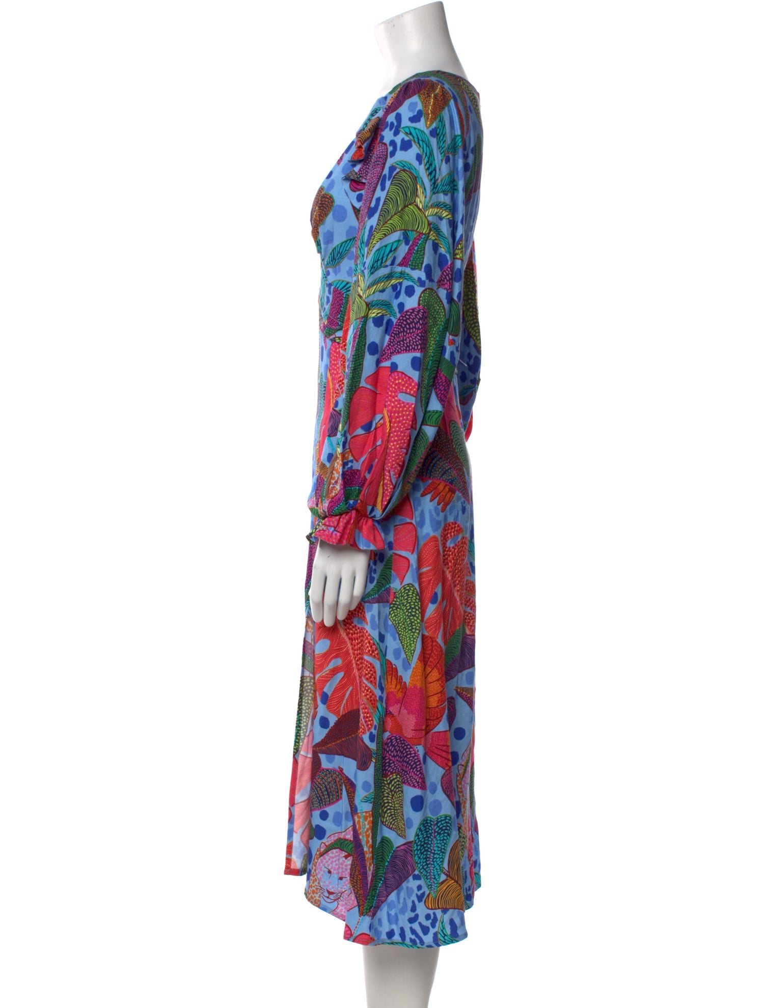 Farm Rio Printed Midi Length Dress