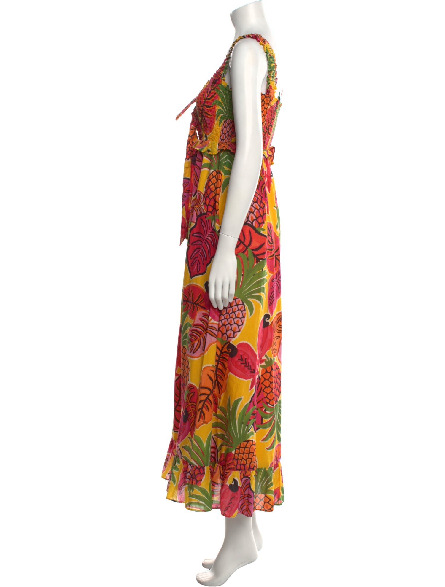 Farm Rio Floral Print Long Dress
