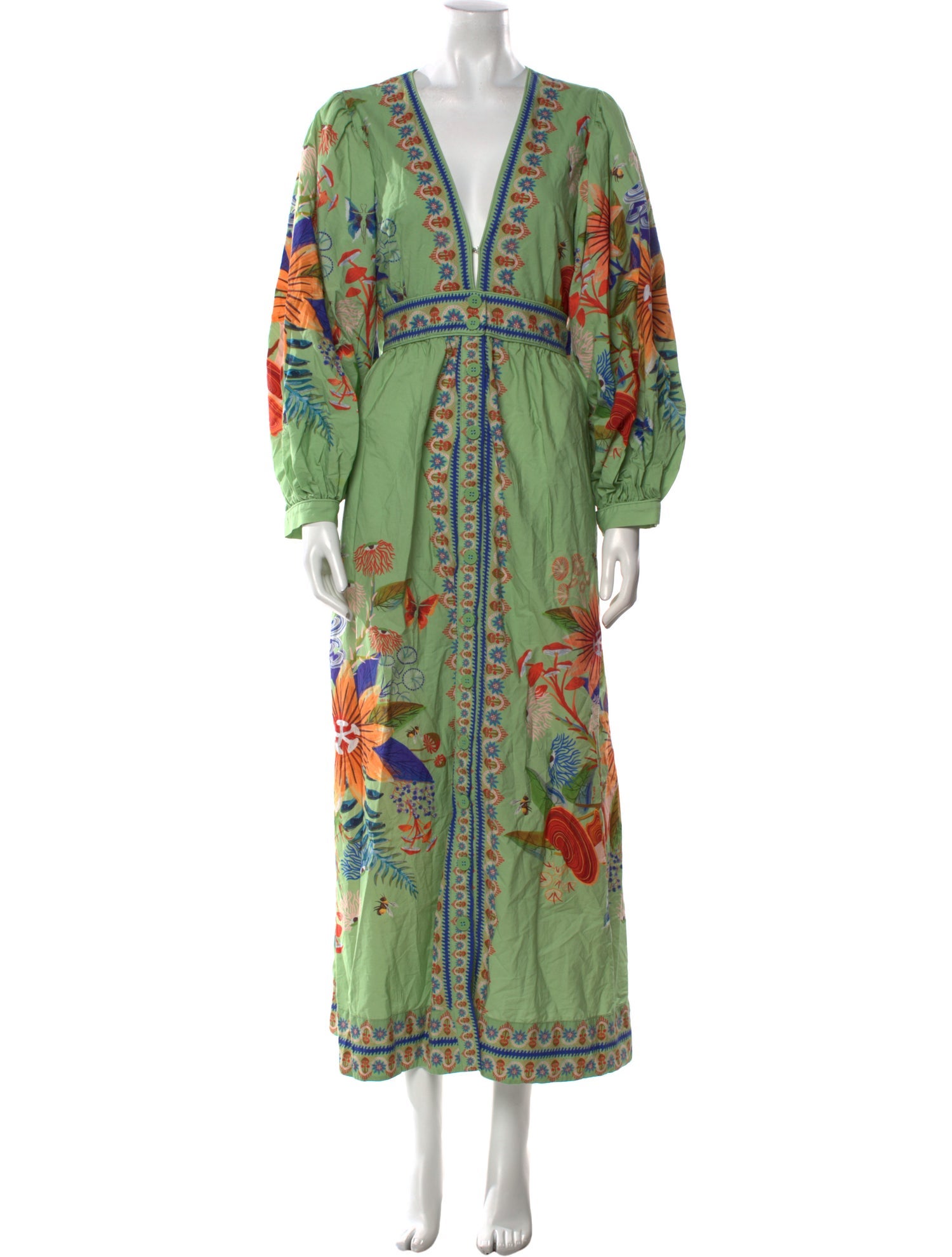 Farm Rio Printed Long Dress