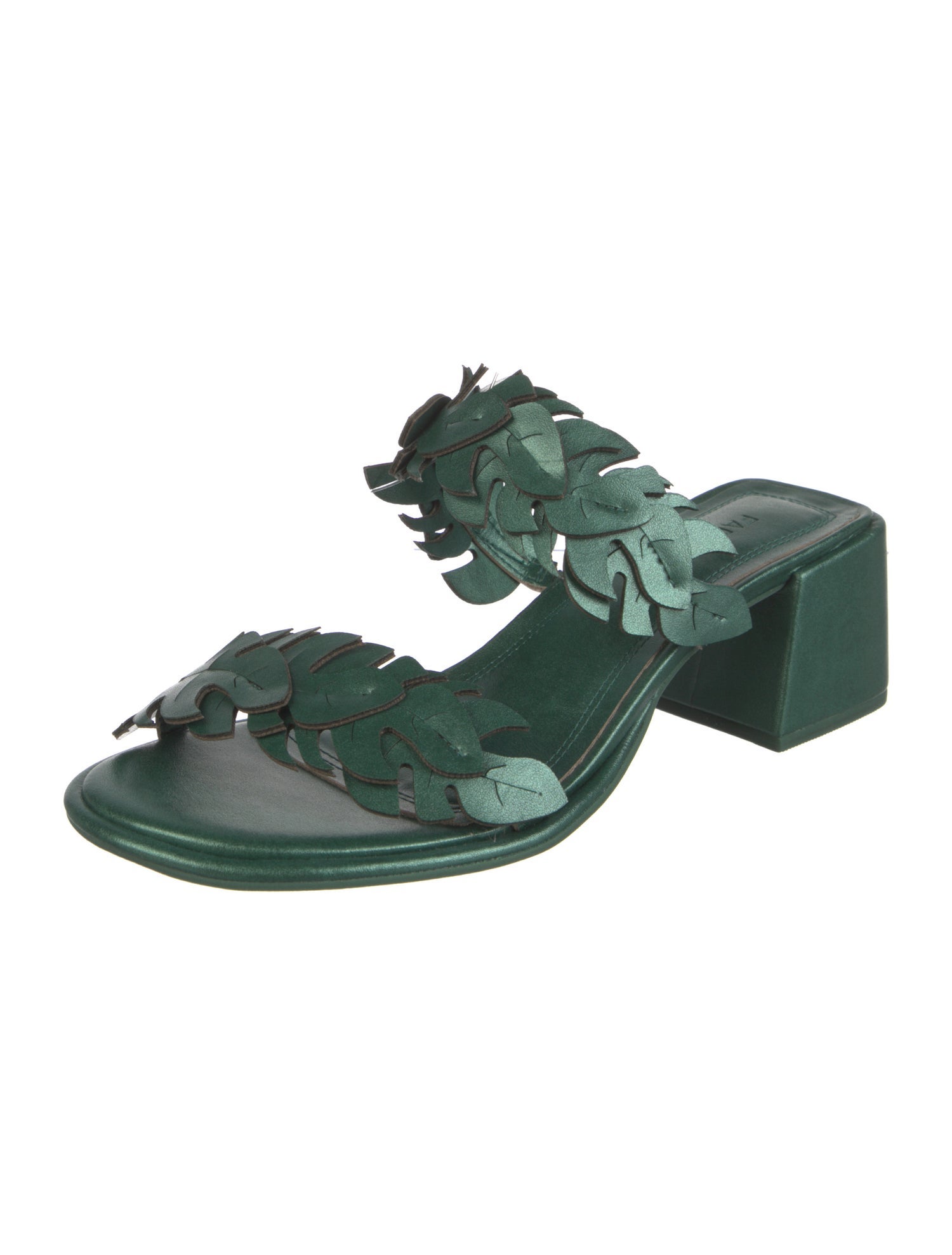 Farm Rio Leather Slides