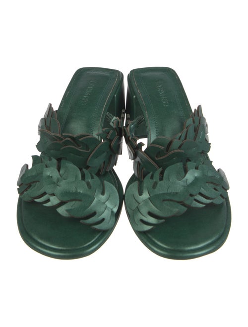 Farm Rio Leather Slides