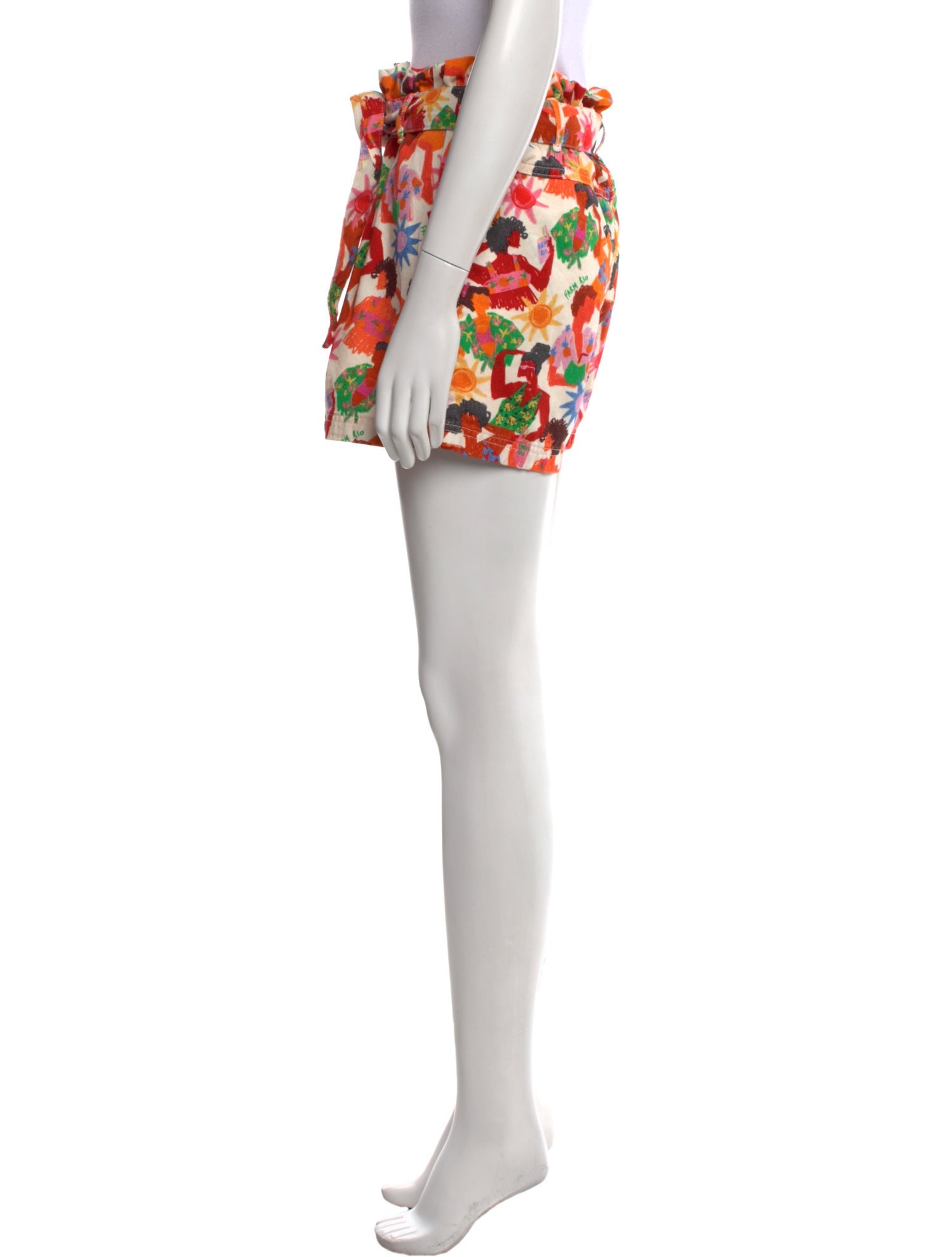 Farm Rio Printed Mini Shorts