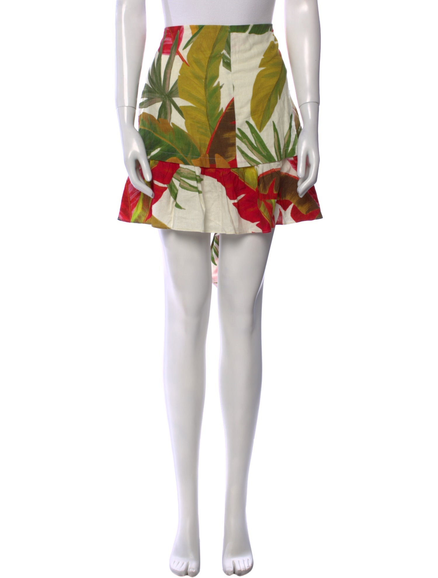 Farm Rio Linen Mini Skirt