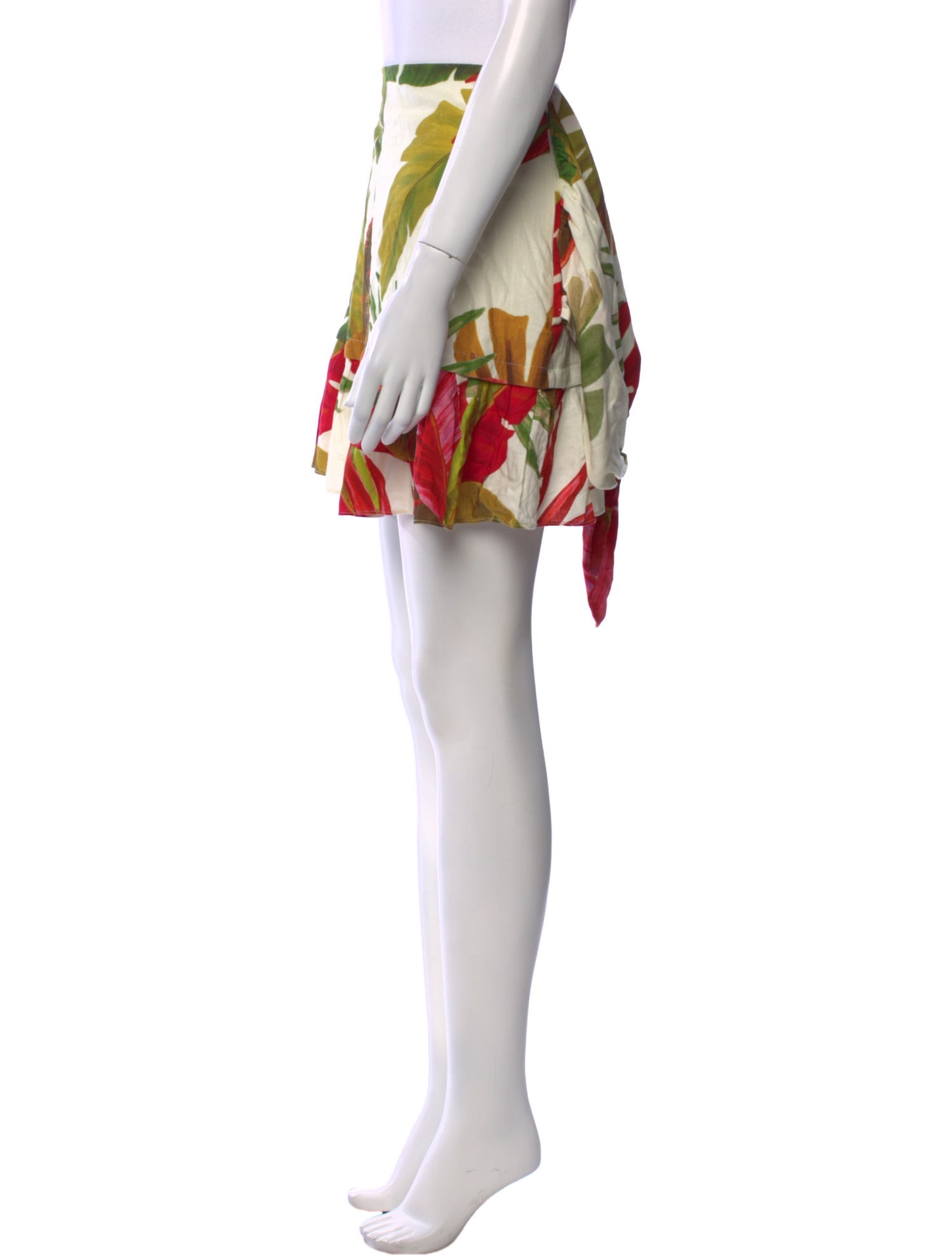 Farm Rio Linen Mini Skirt