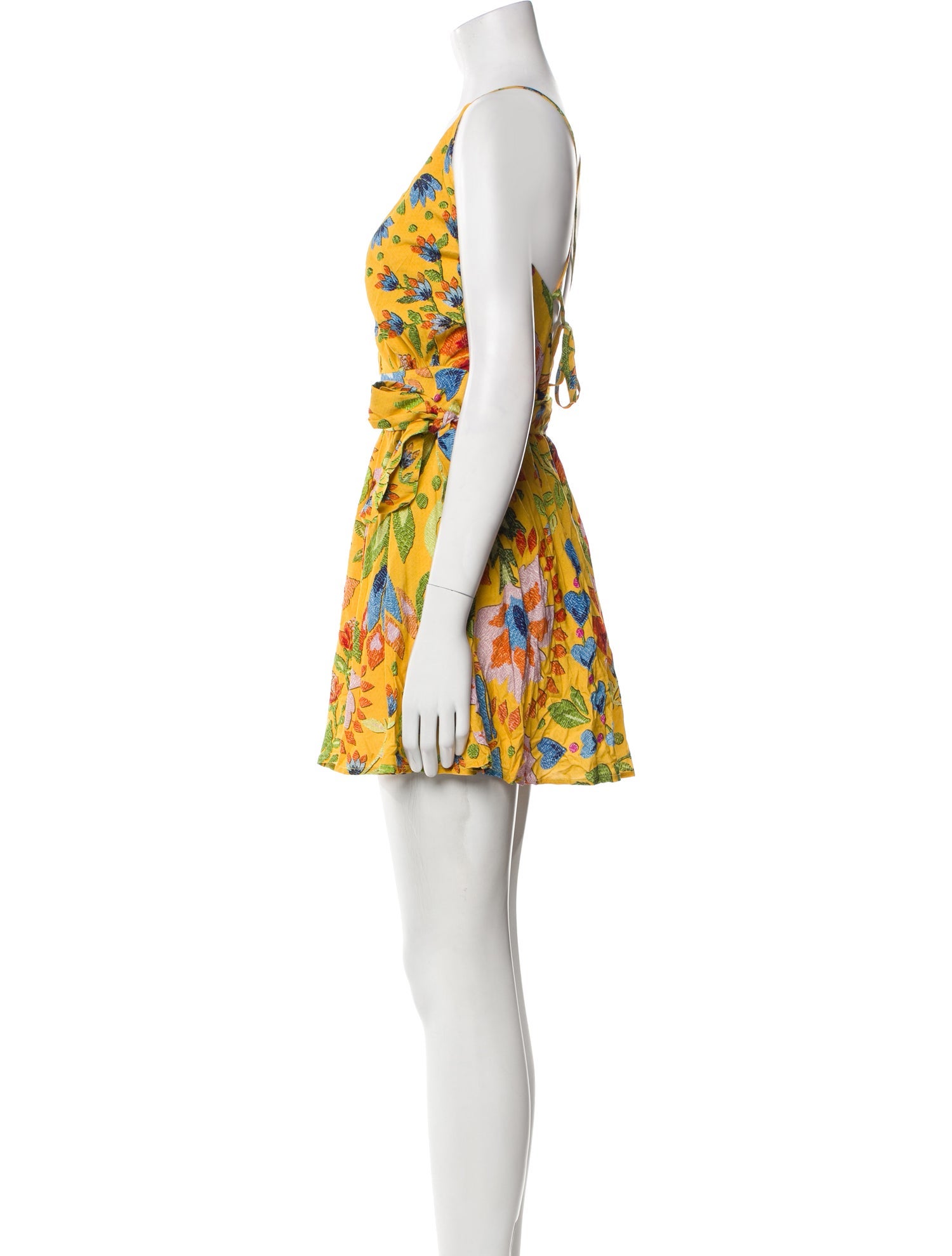 Farm Rio Floral Print V-Neck Romper w/ Tags