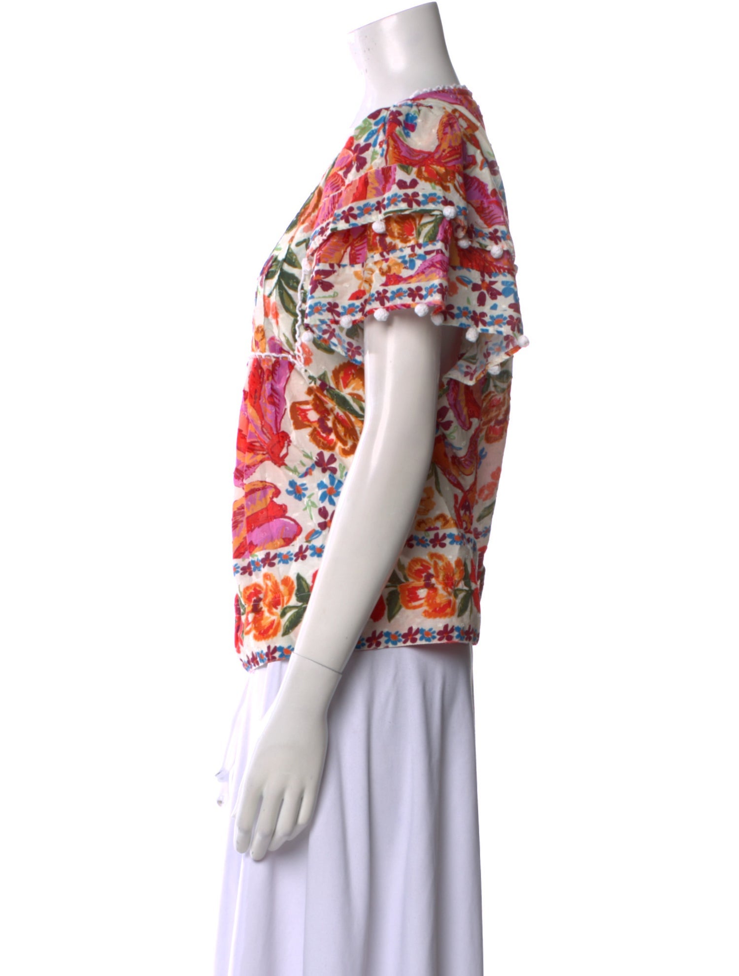 Farm Rio Printed Scoop Neck T-Shirt