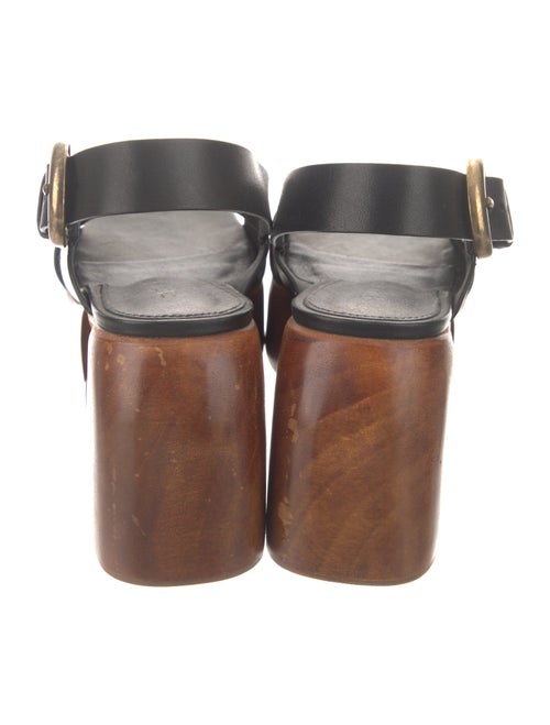 Farm Rio Leather Slingback Sandals