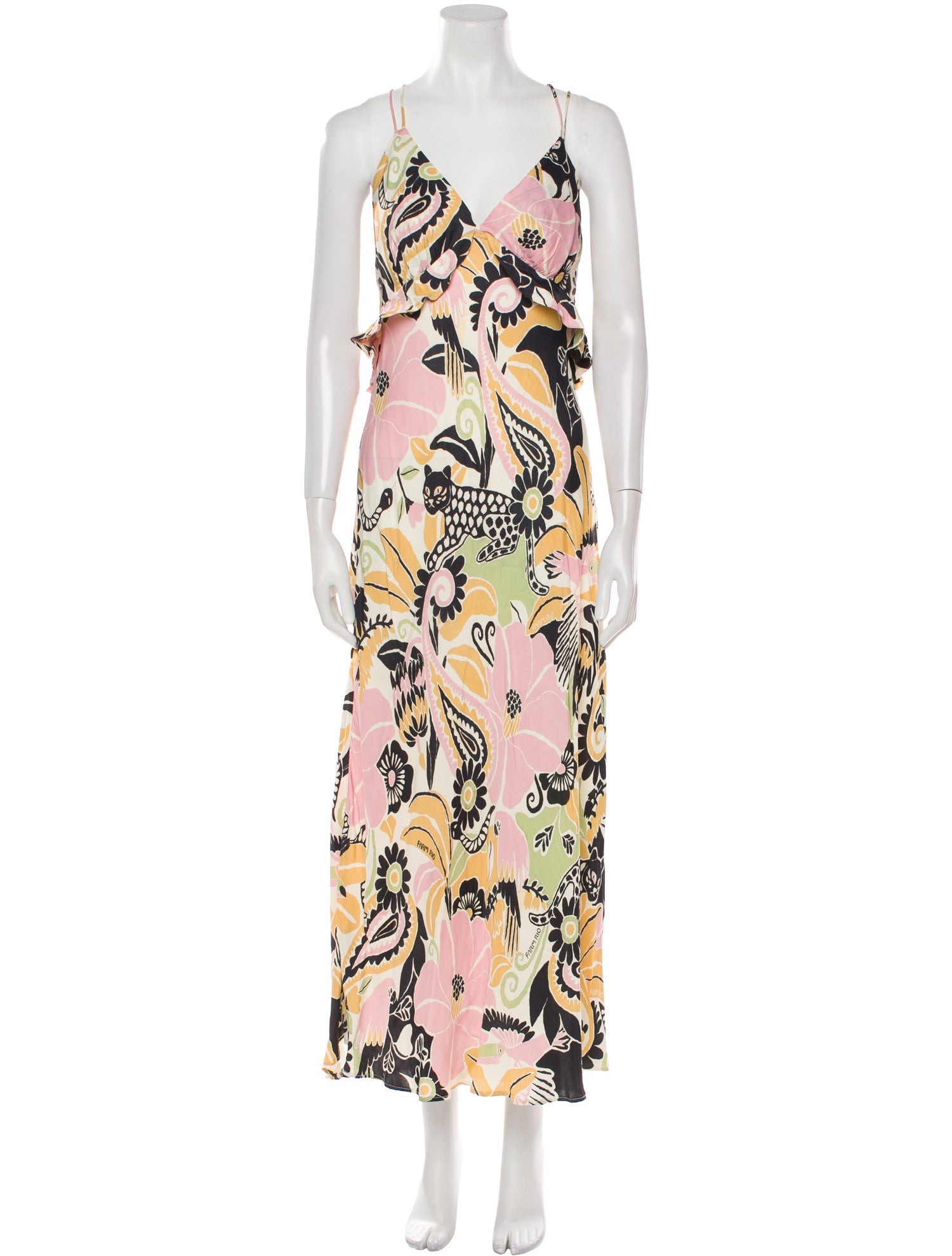 Farm Rio Printed Long Dress