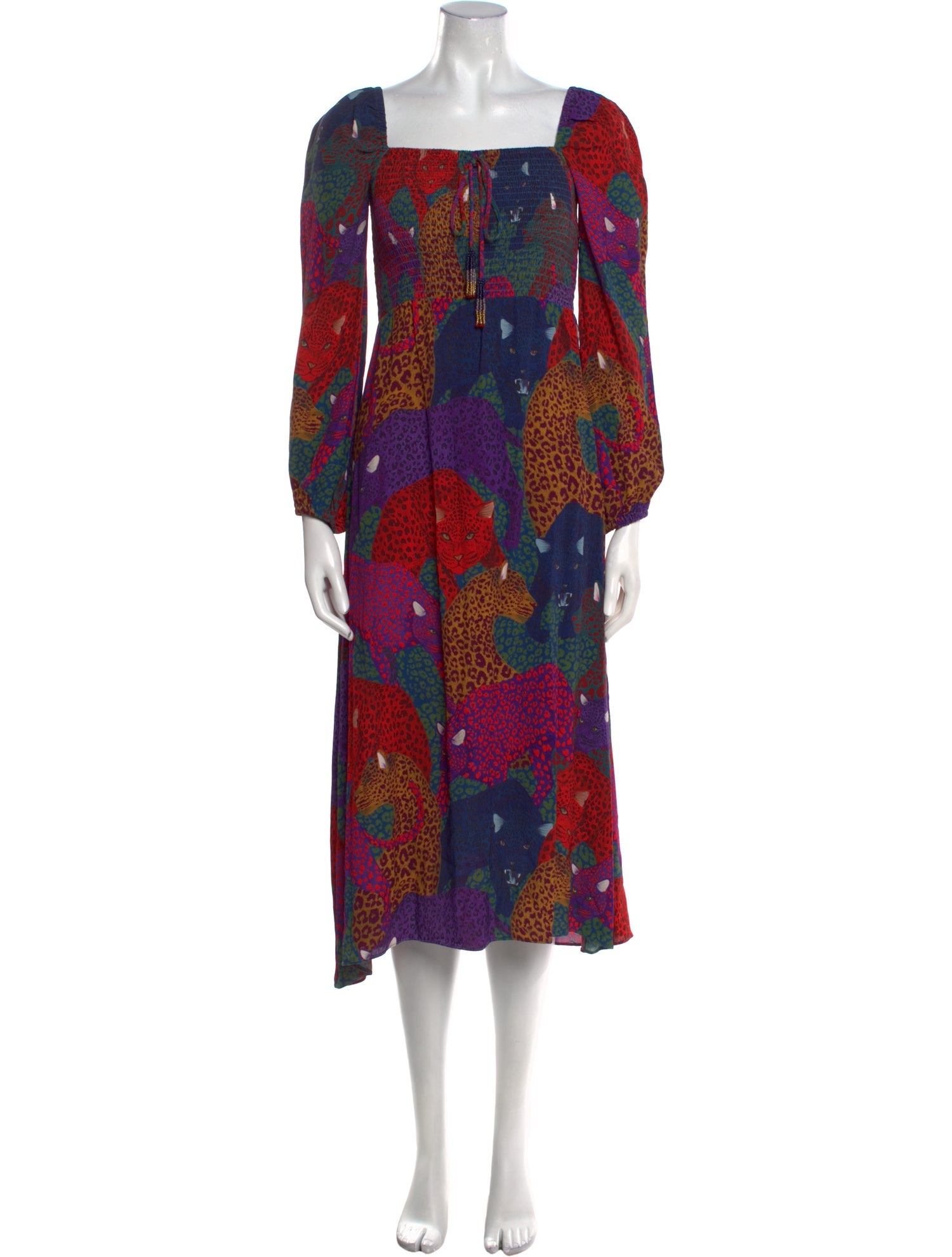 Farm Rio Printed Midi Length Dress