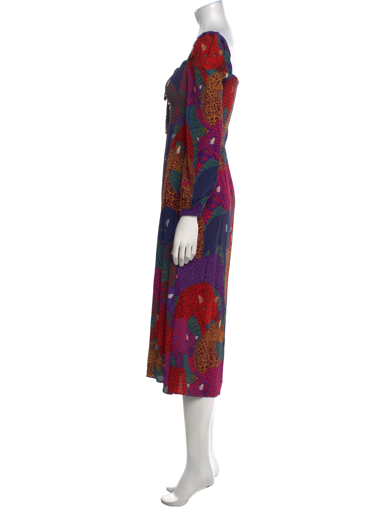 Farm Rio Printed Midi Length Dress