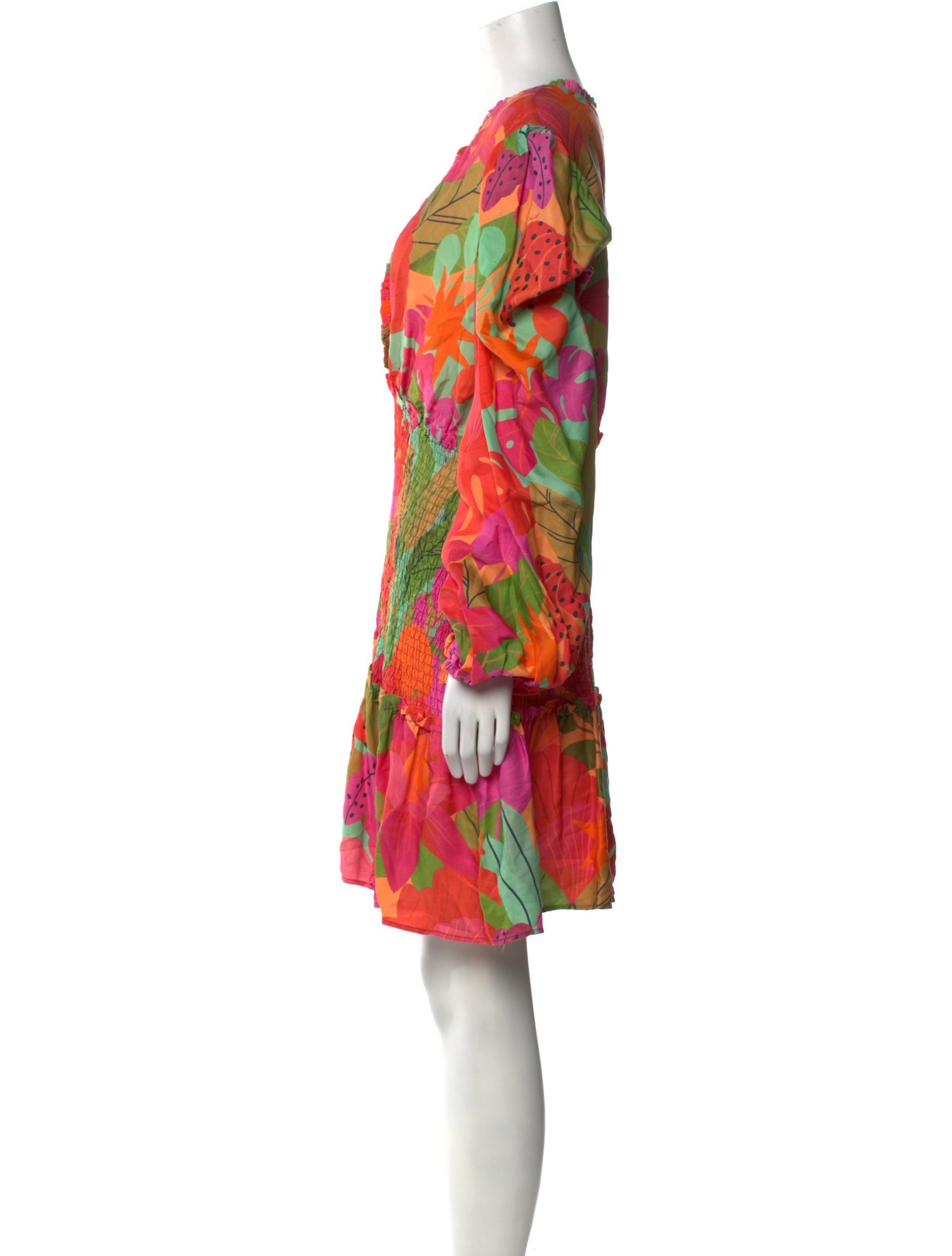 Farm Rio Floral Print Mini Dress w/ Tags