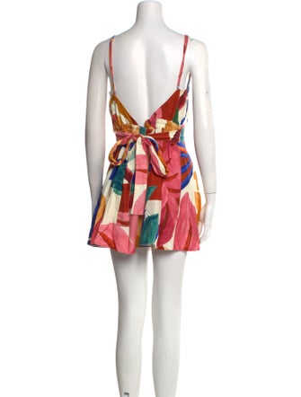 Farm Rio Linen Printed Romper