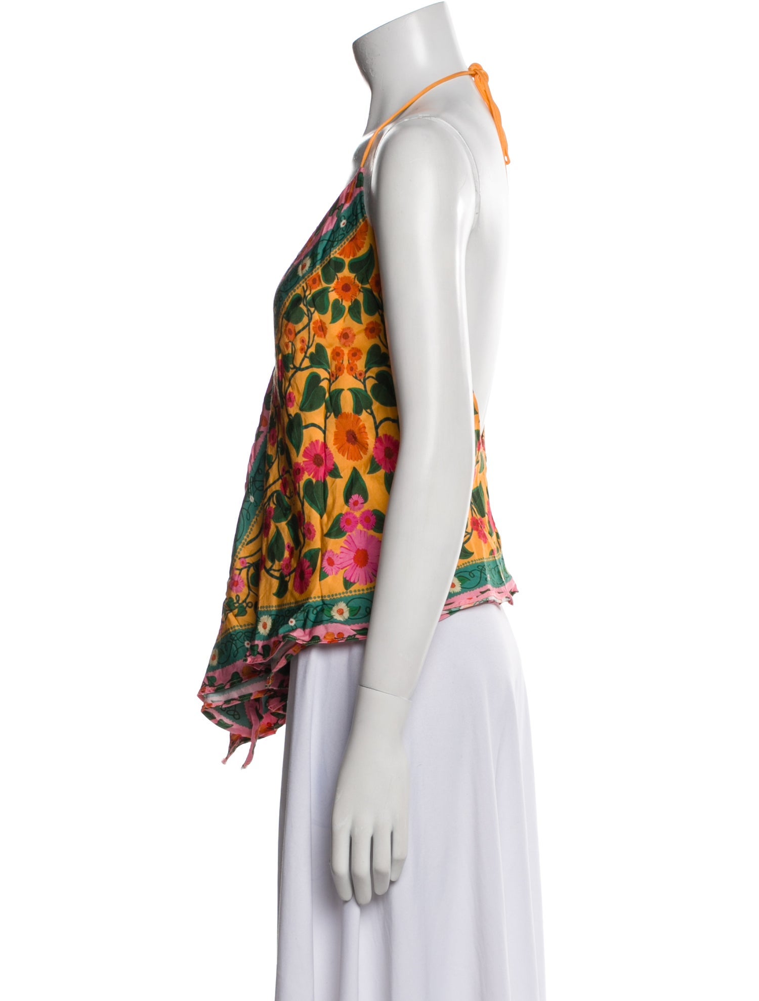 Farm Rio Printed V-Neck Blouse