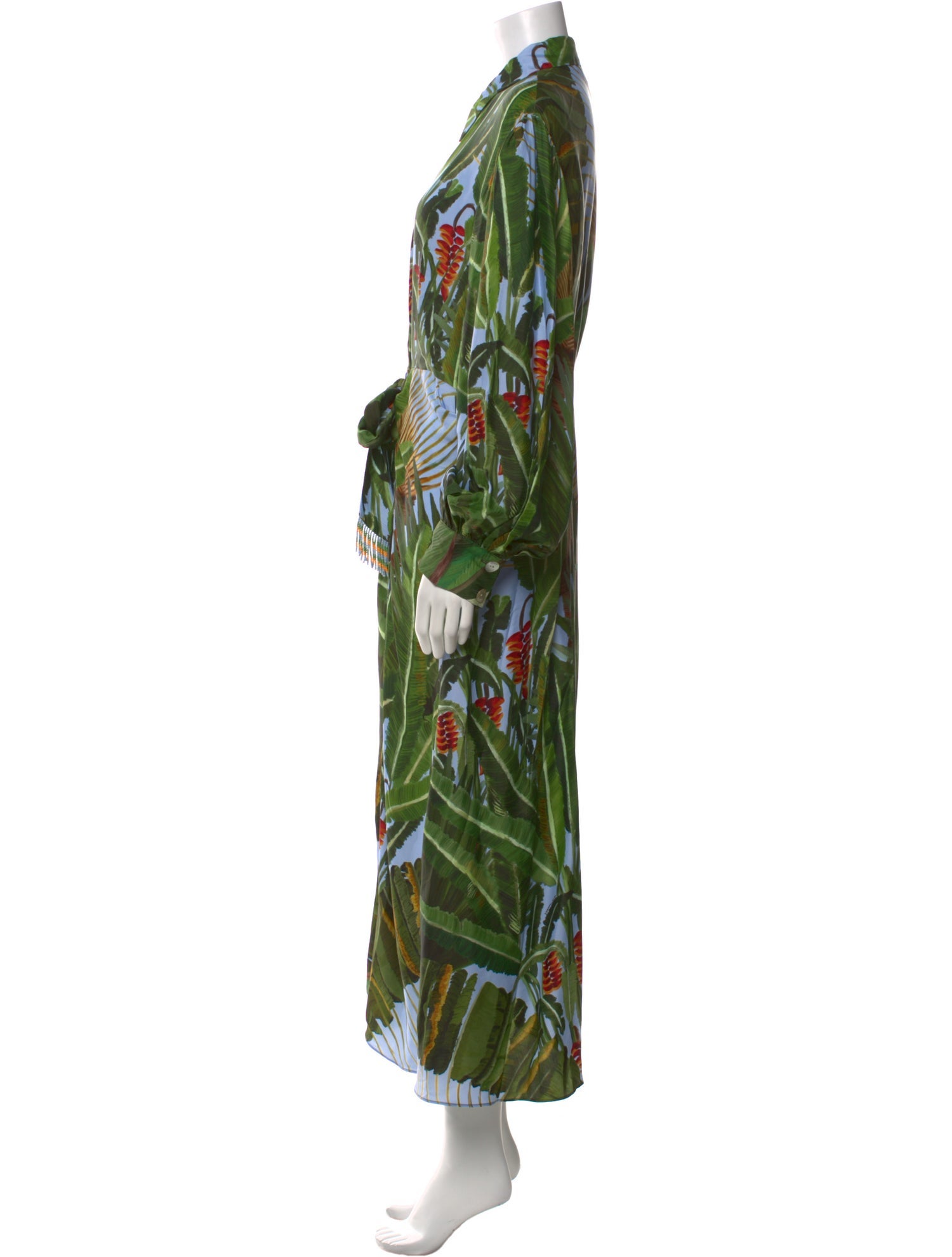 Farm Rio Printed Long Dress w/ Tags