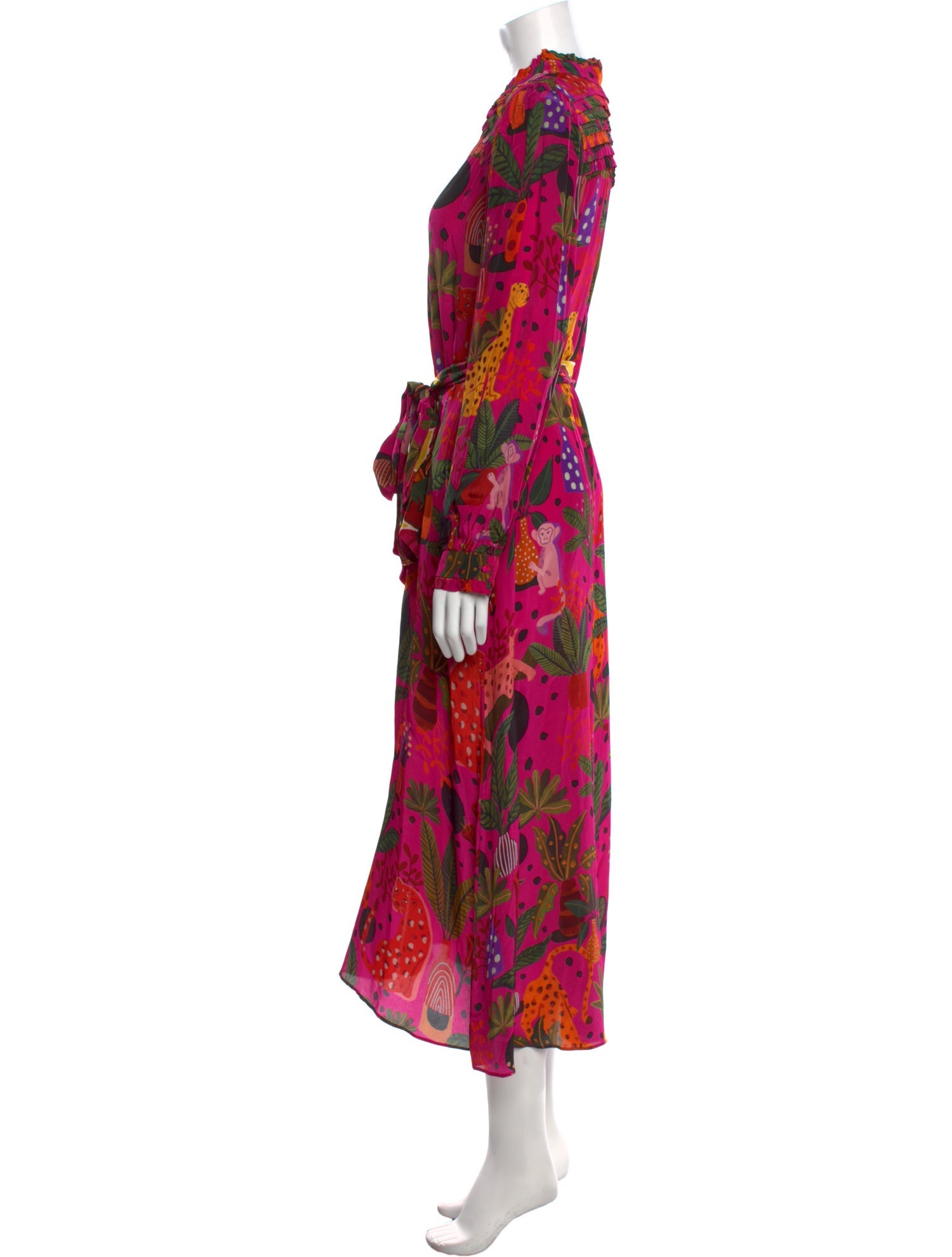 Farm Rio Printed Long Dress