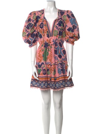 Farm Rio Printed Mini Dress
